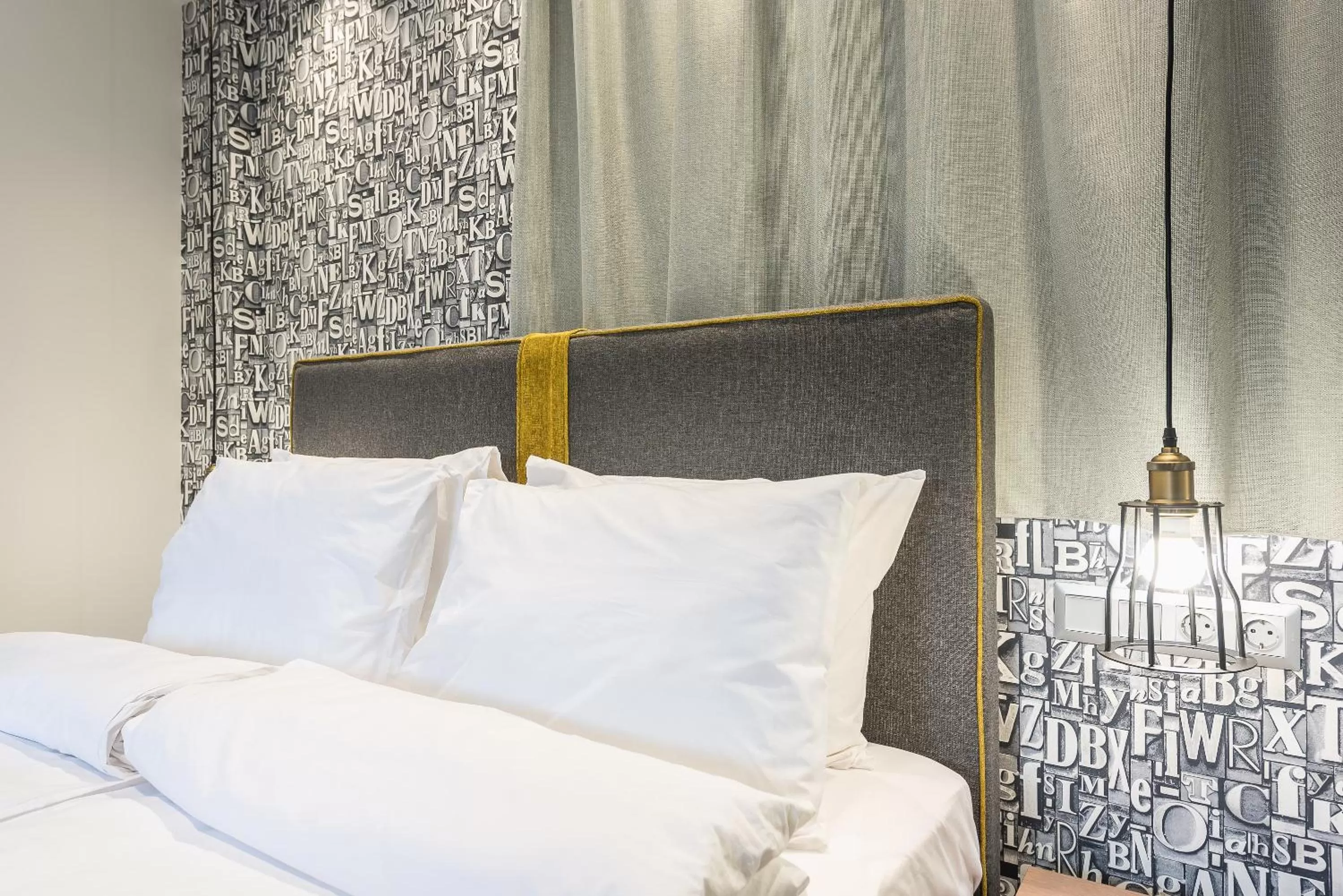 Bed in Athens Lights