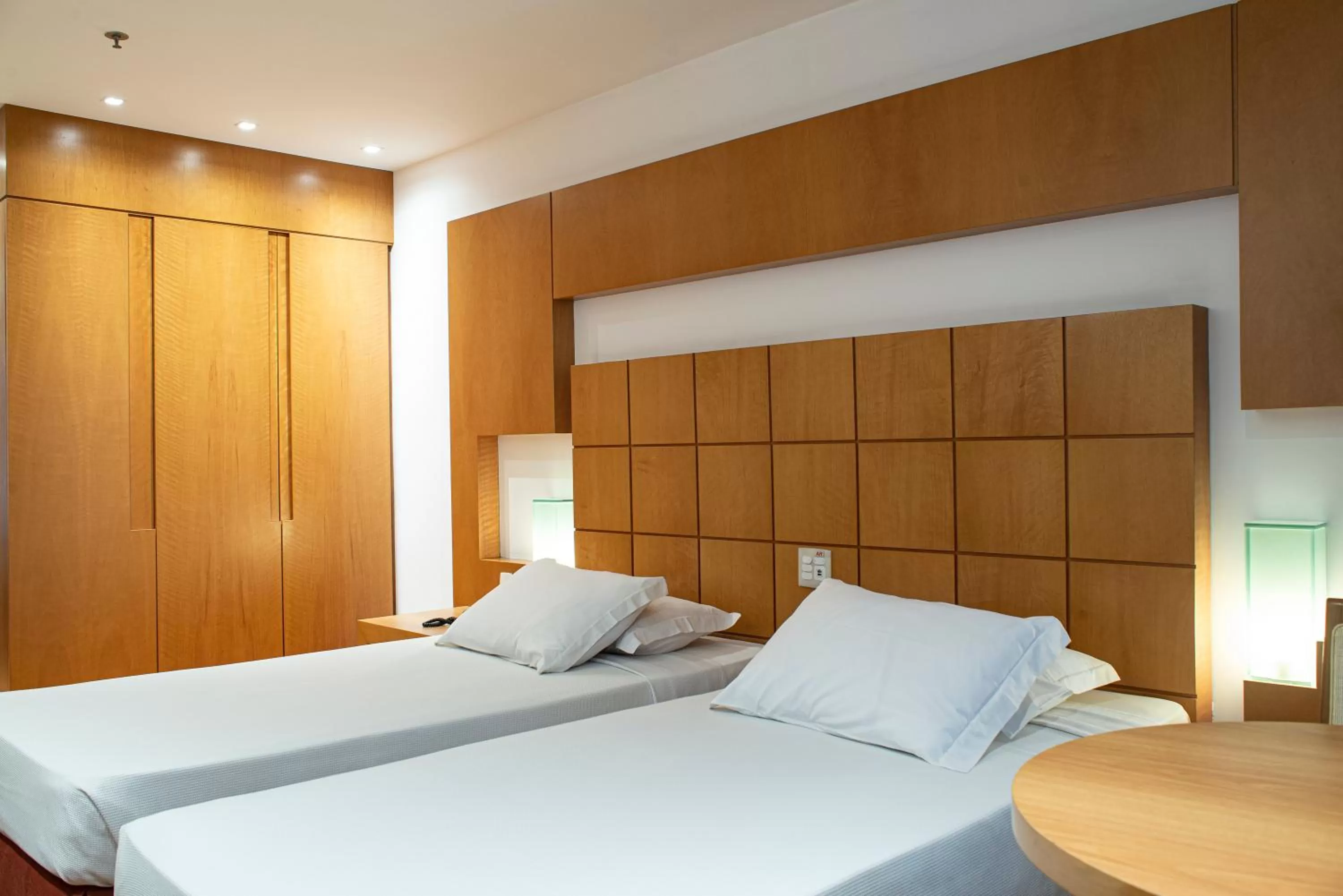 Bed in Mar Palace Copacabana Hotel