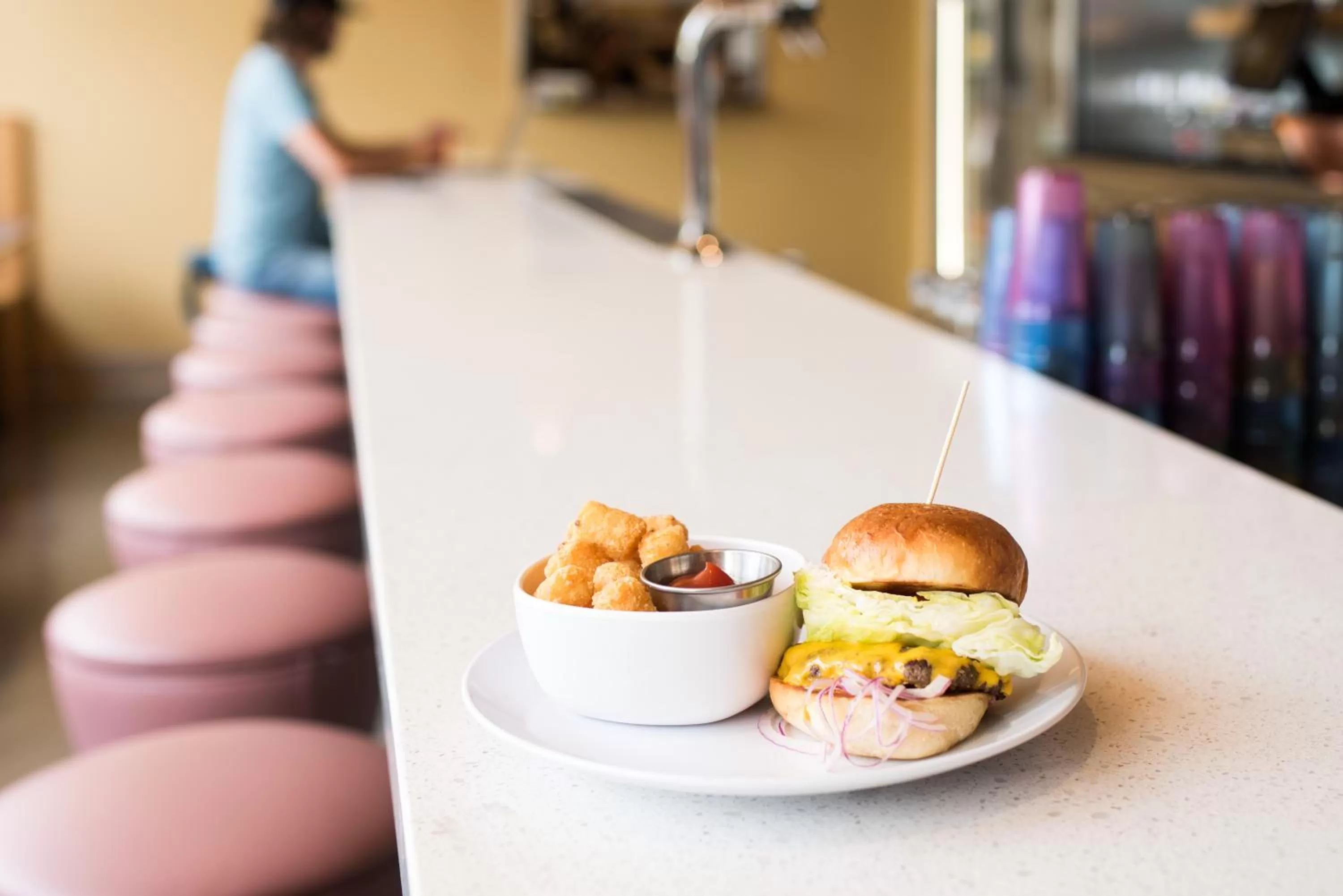 Food close-up in East Austin Hotel