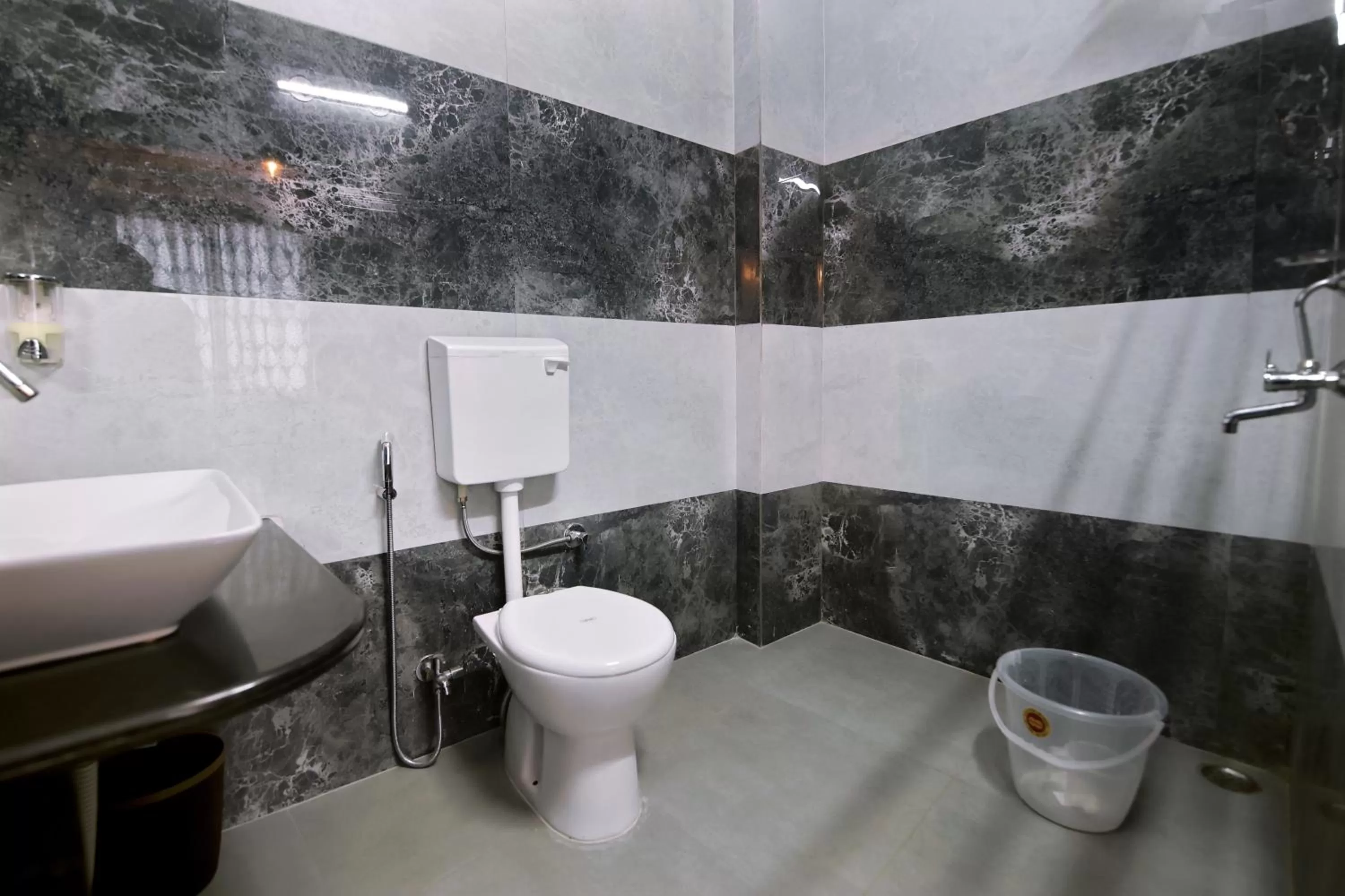 Bathroom in The Lake View Hotel- On Lake Pichola