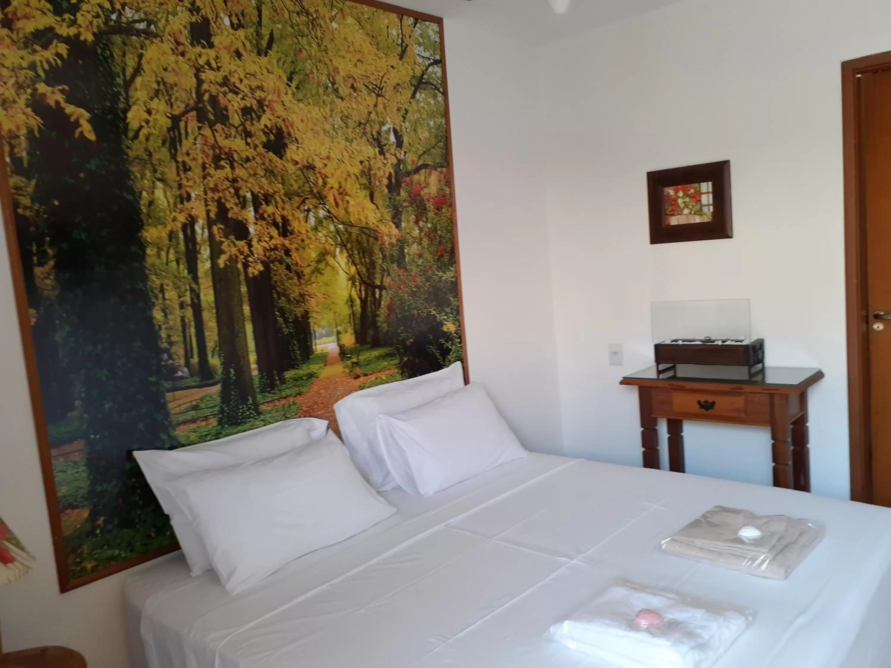 Bed in Pousada R.N.C. Nosso Paraíso