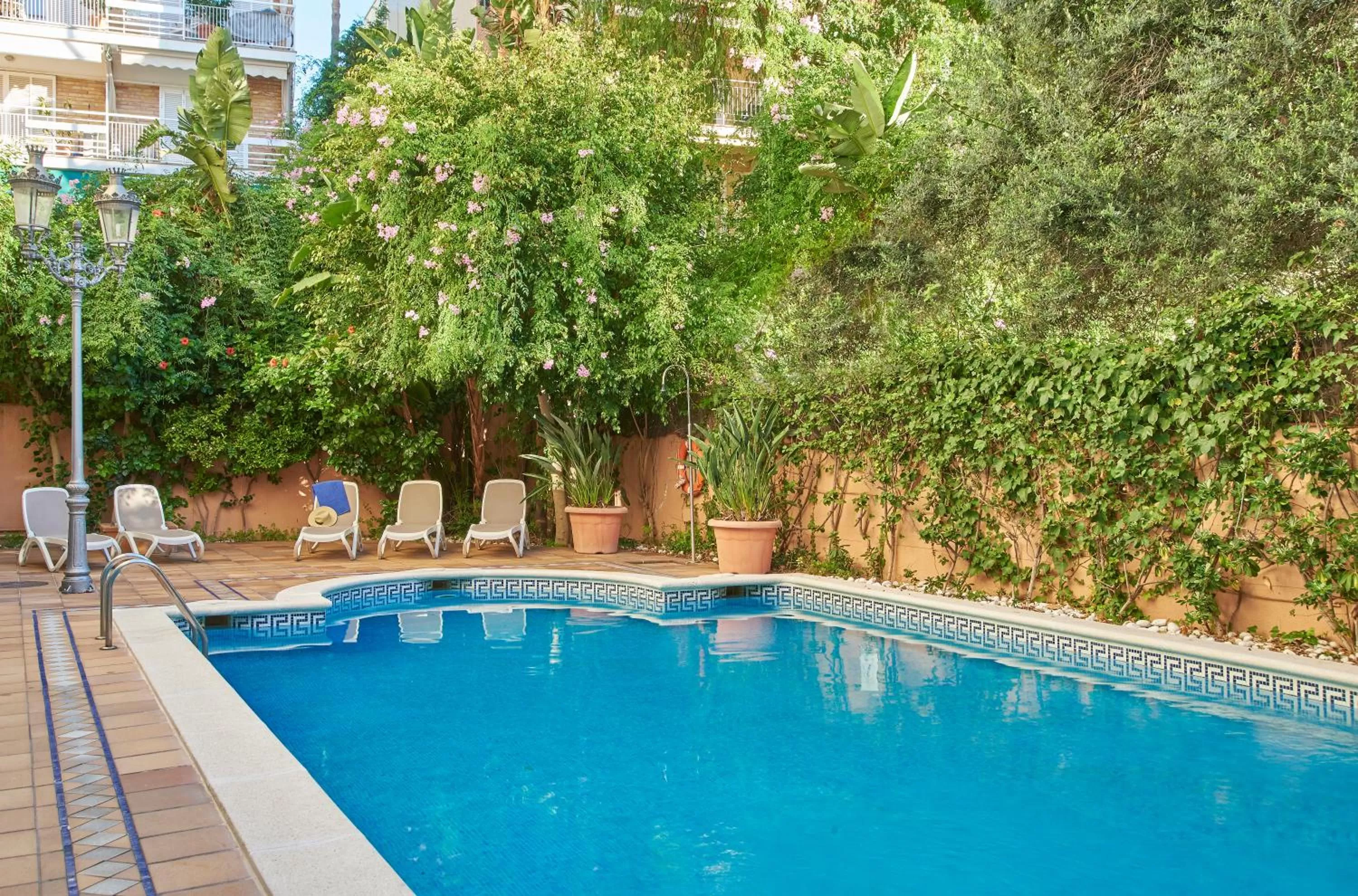 Pool view in URH Sitges Playa