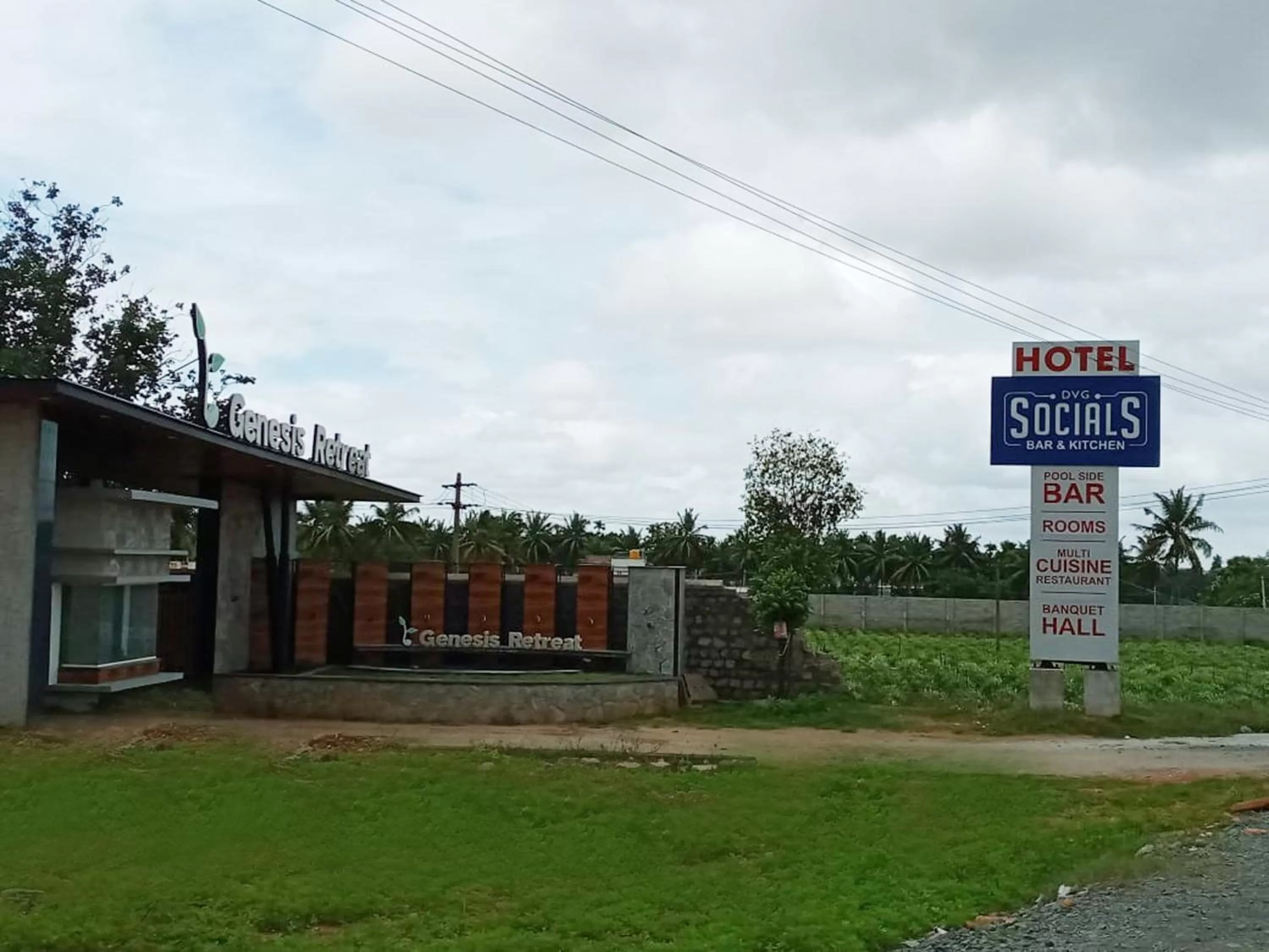 Property building in DVG Socials Retreat