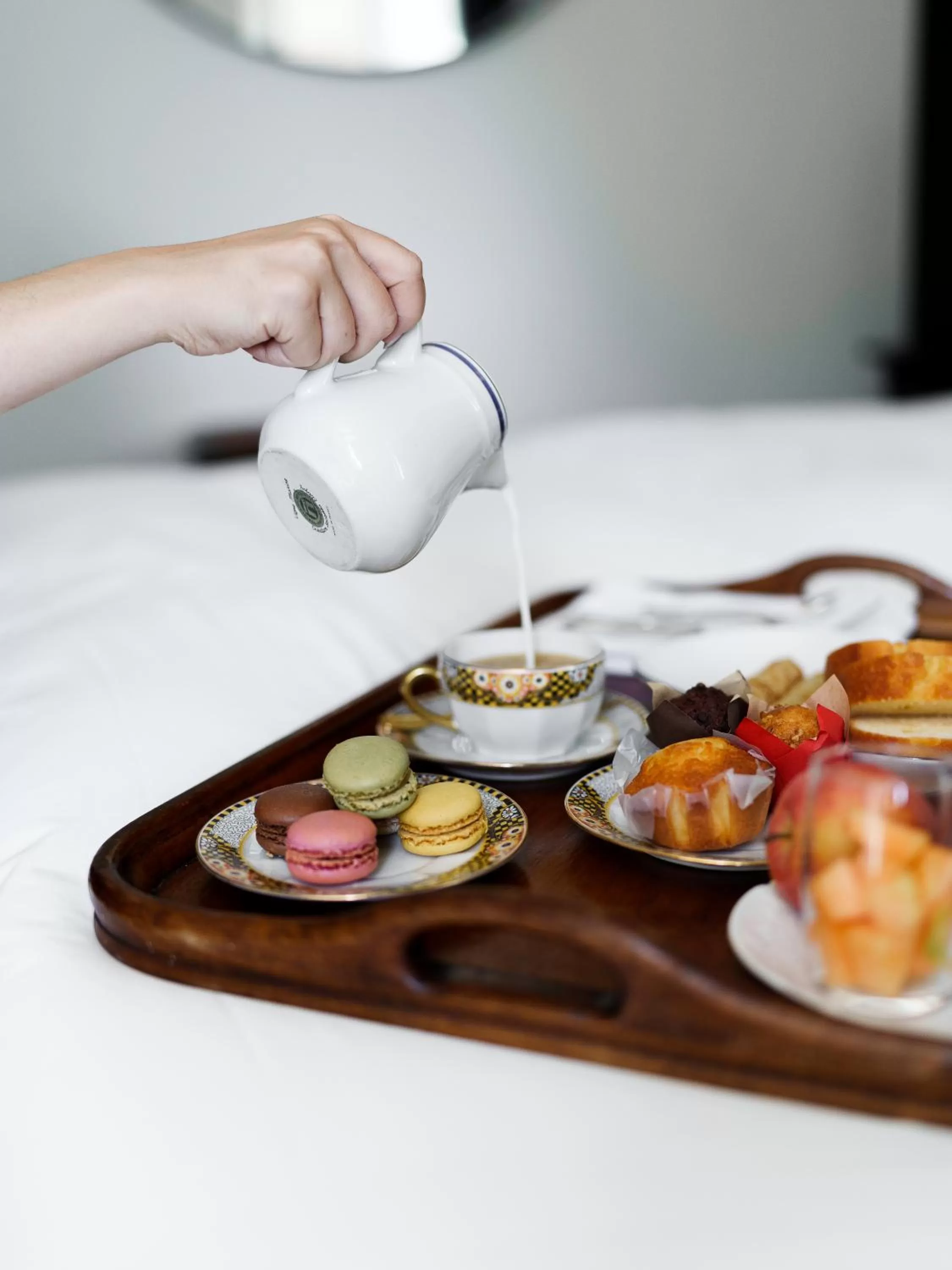 Breakfast in Hôtel & SPA Le Chêne Vert