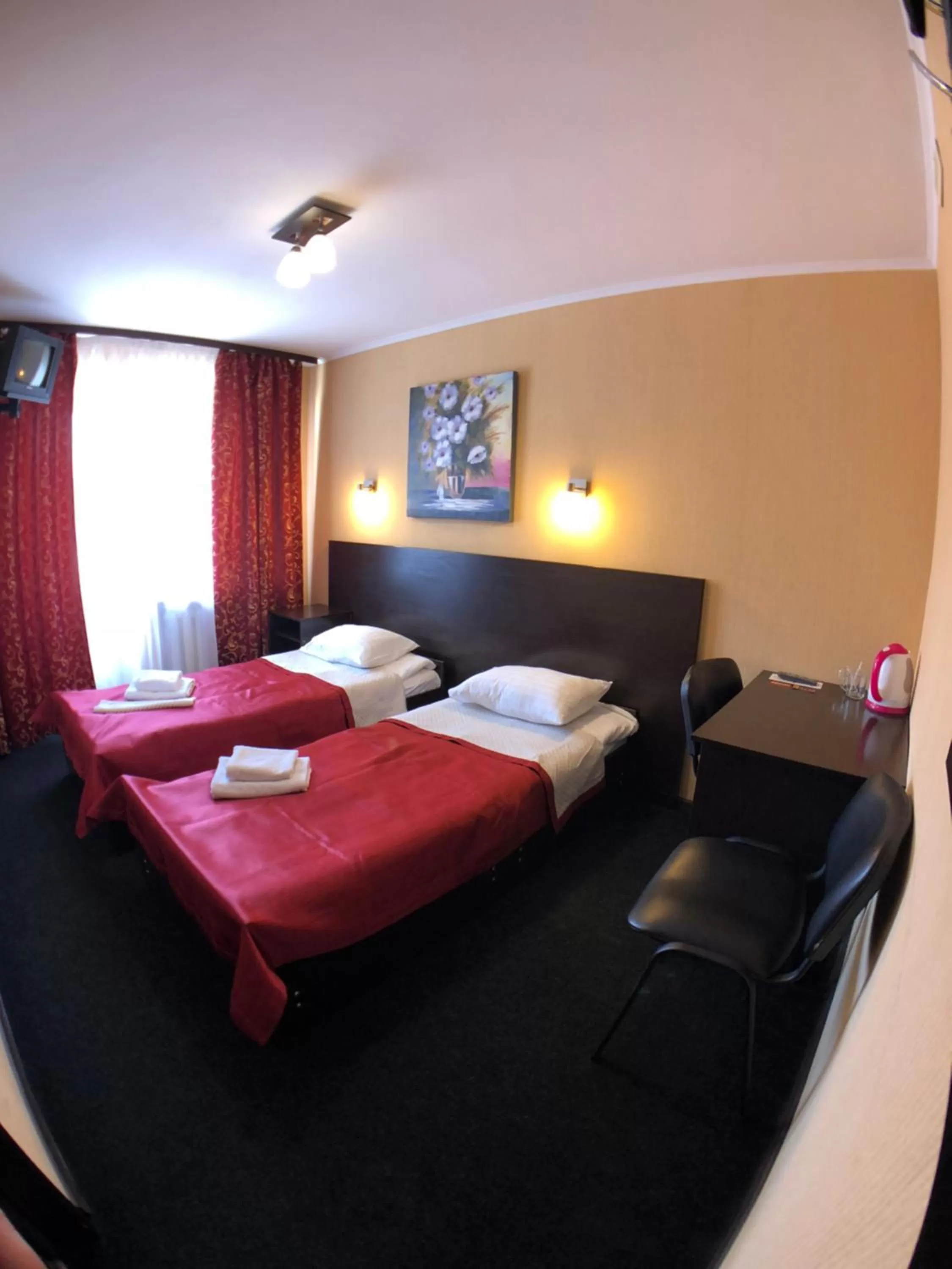 Economy Twin Room with Shared Bathroom in Hotel Nivki