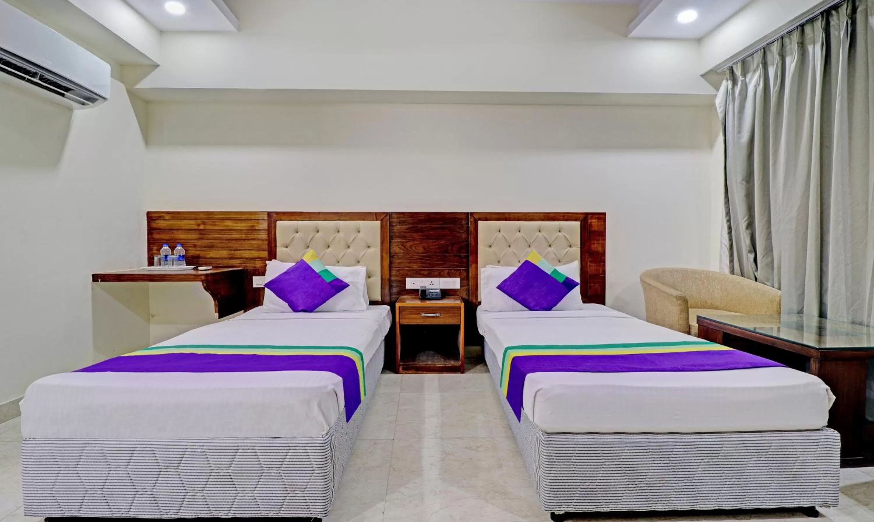 Bed in Treebo Premium Pearl Avenue Banquets And Lawn