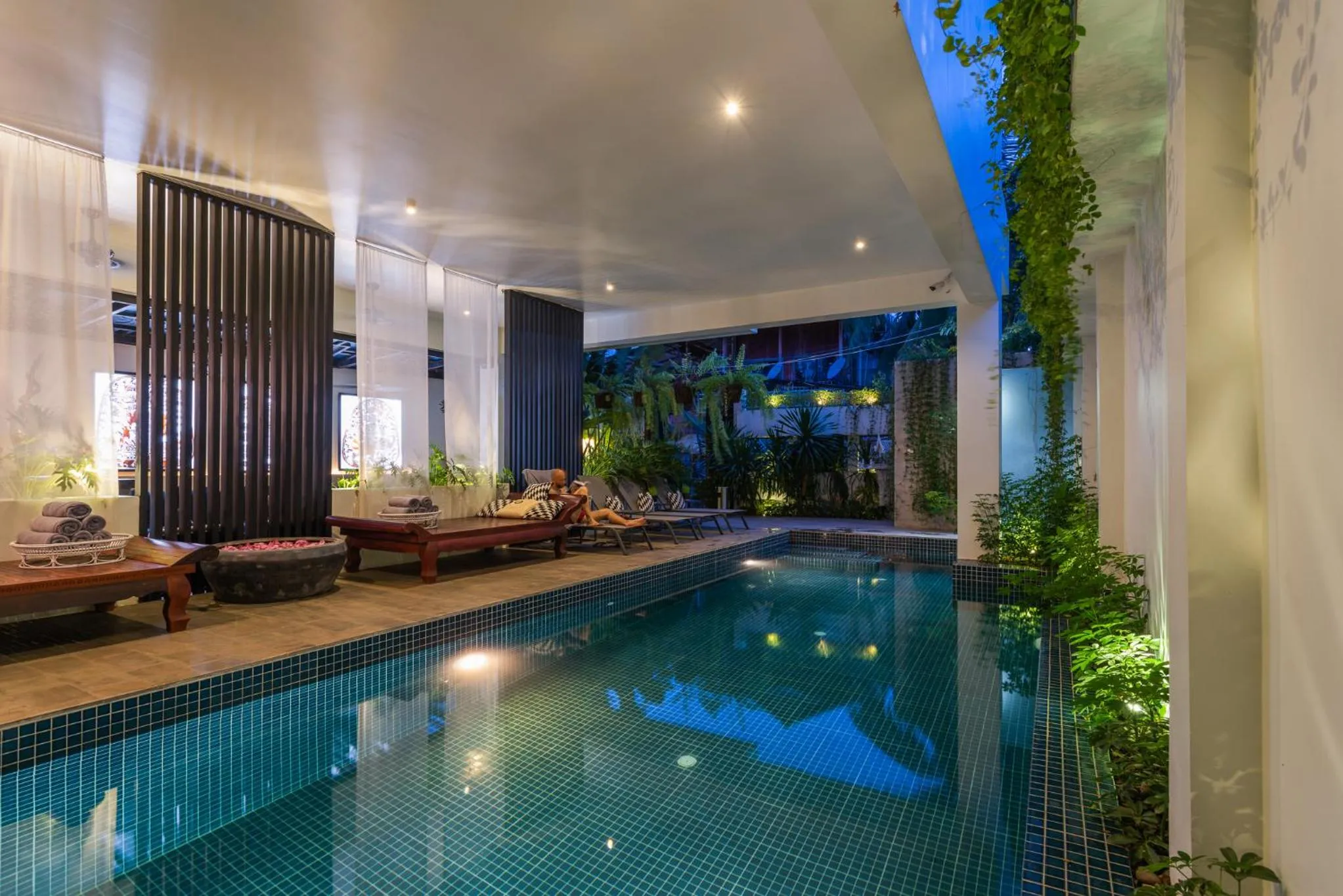 Pool view in Monthara Angkor Residence