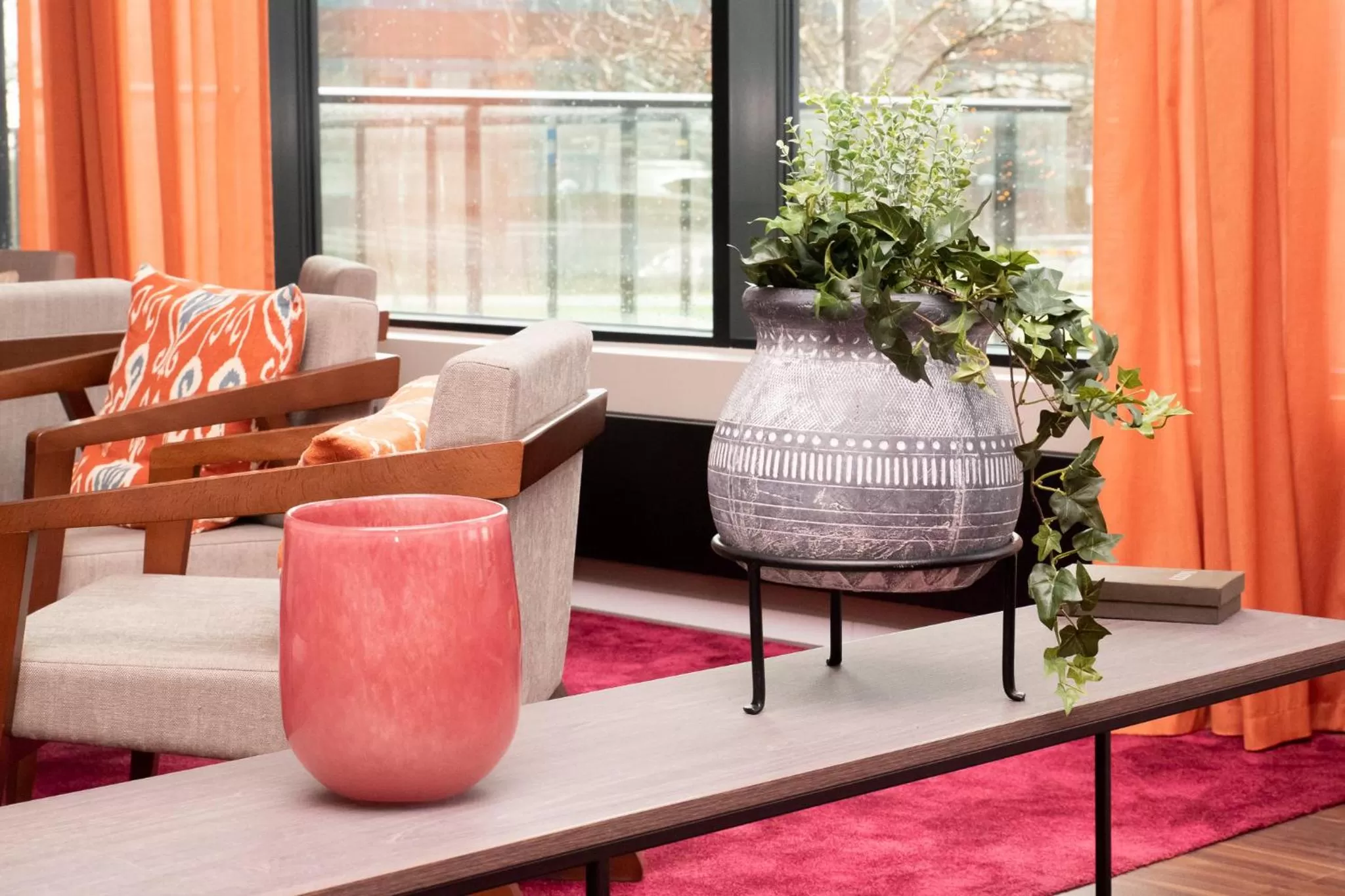 Seating area in Motel L Lund