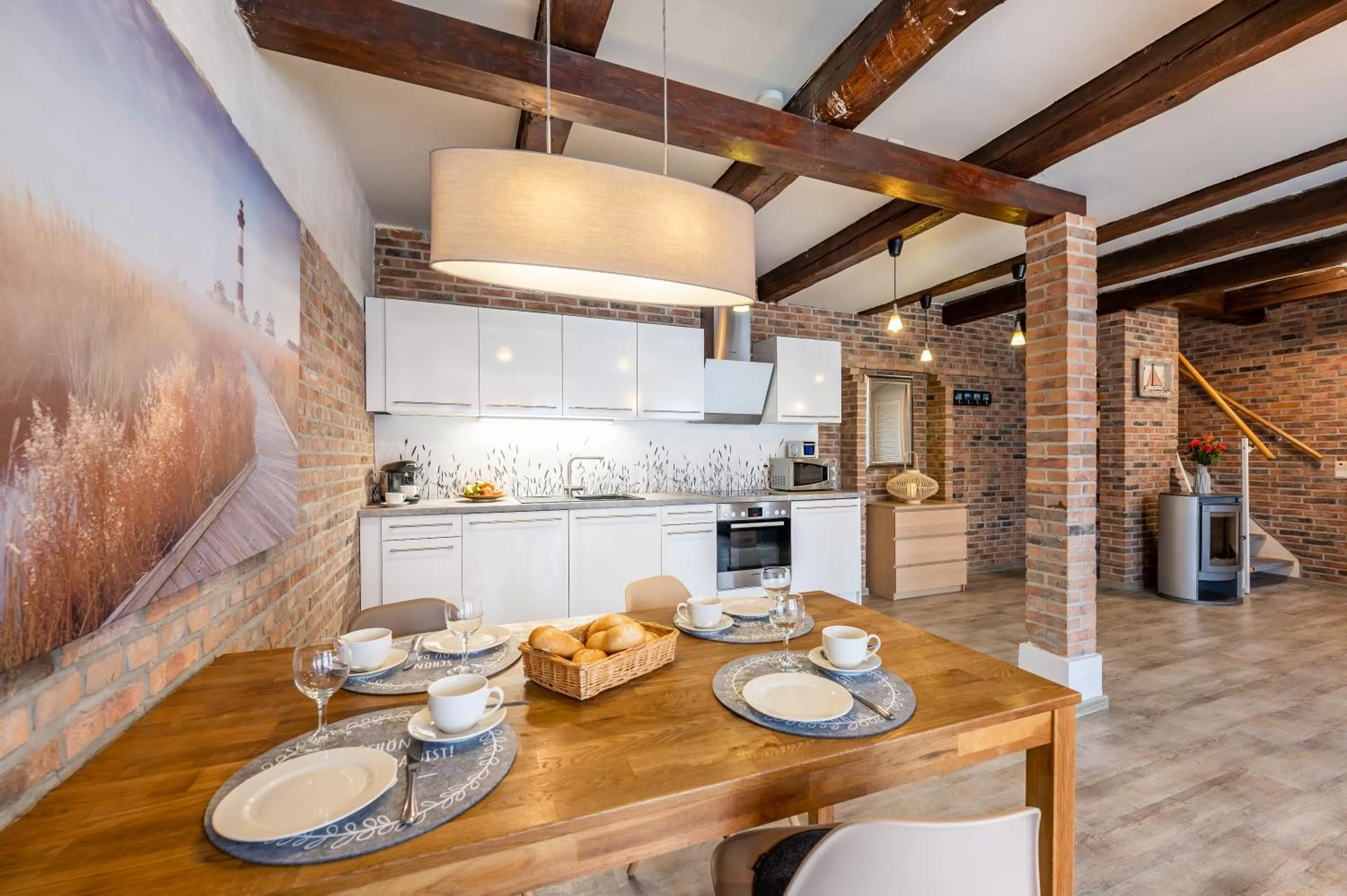 Dining Area in Haus Ferienglück Sauna im Haus