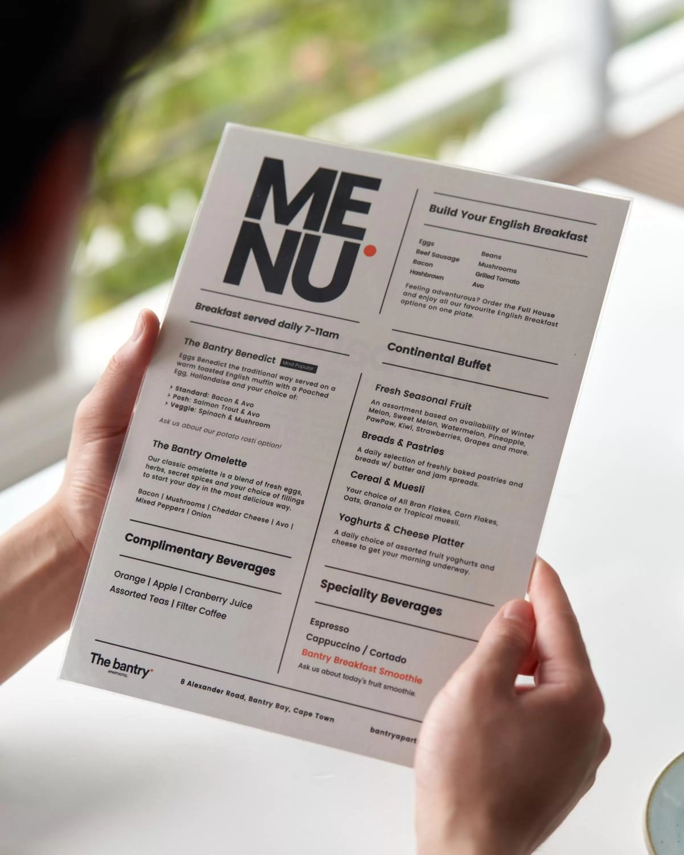 Food and drinks in The Bantry Aparthotel by Totalstay