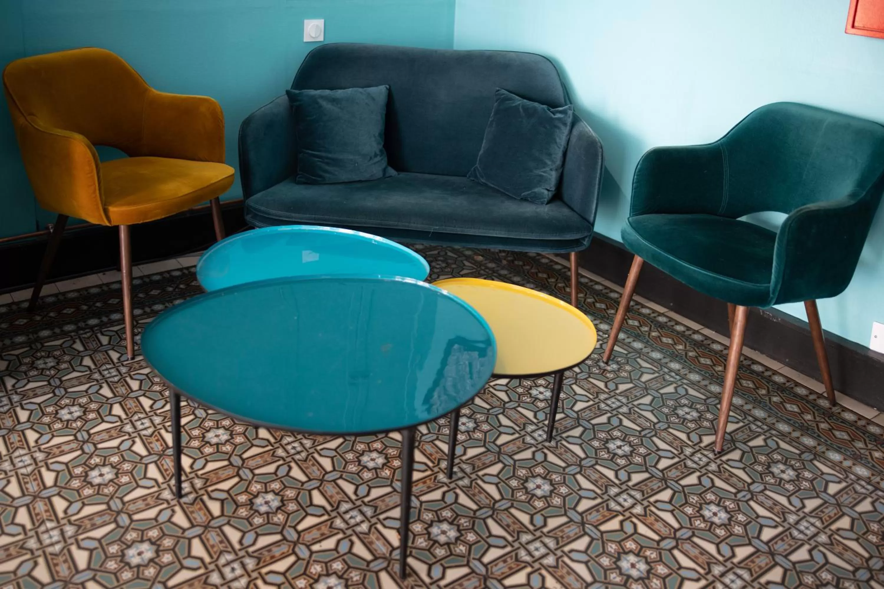 Lobby or reception in Hotel de Normandie