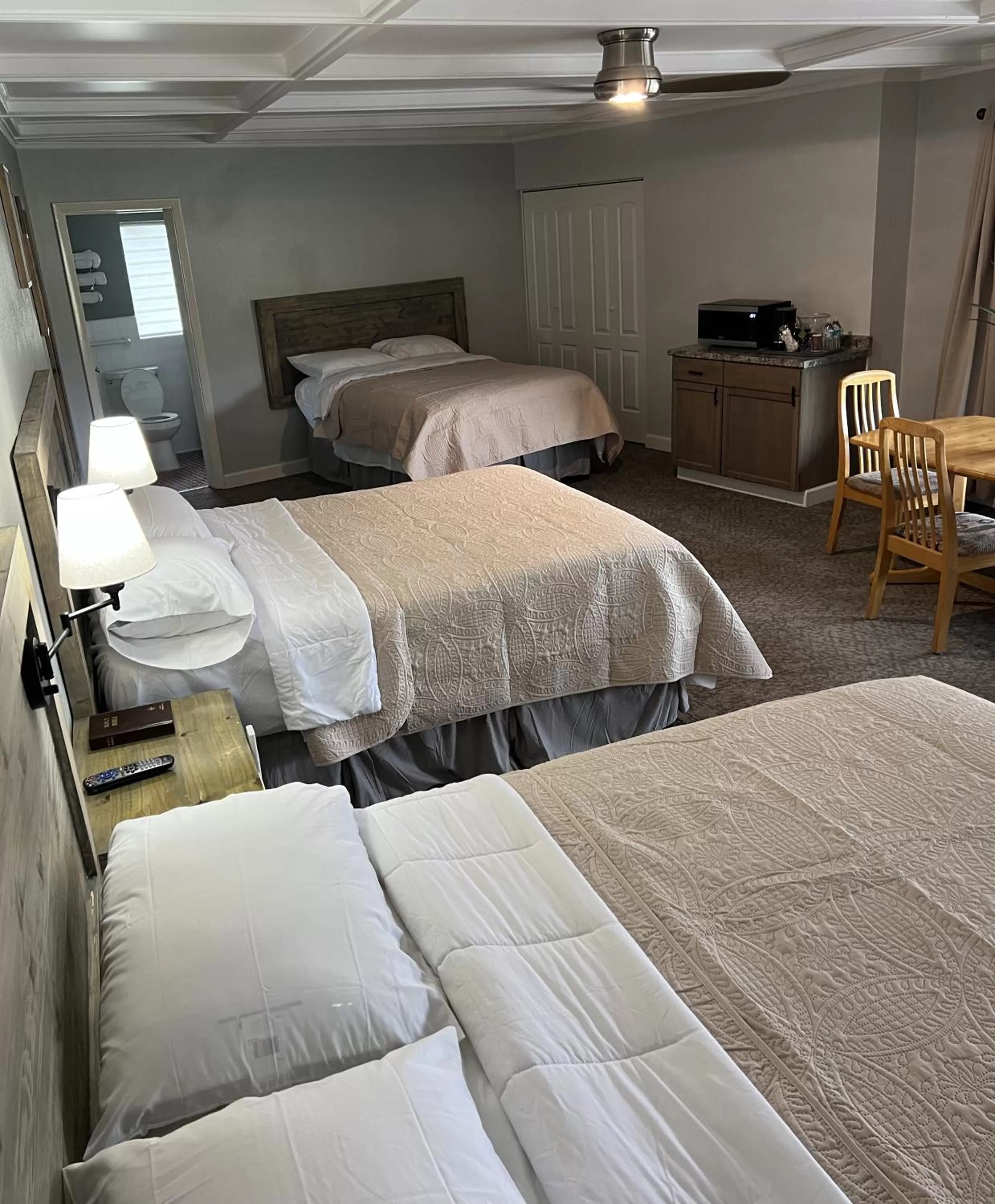 Bed in BlueGem Motel