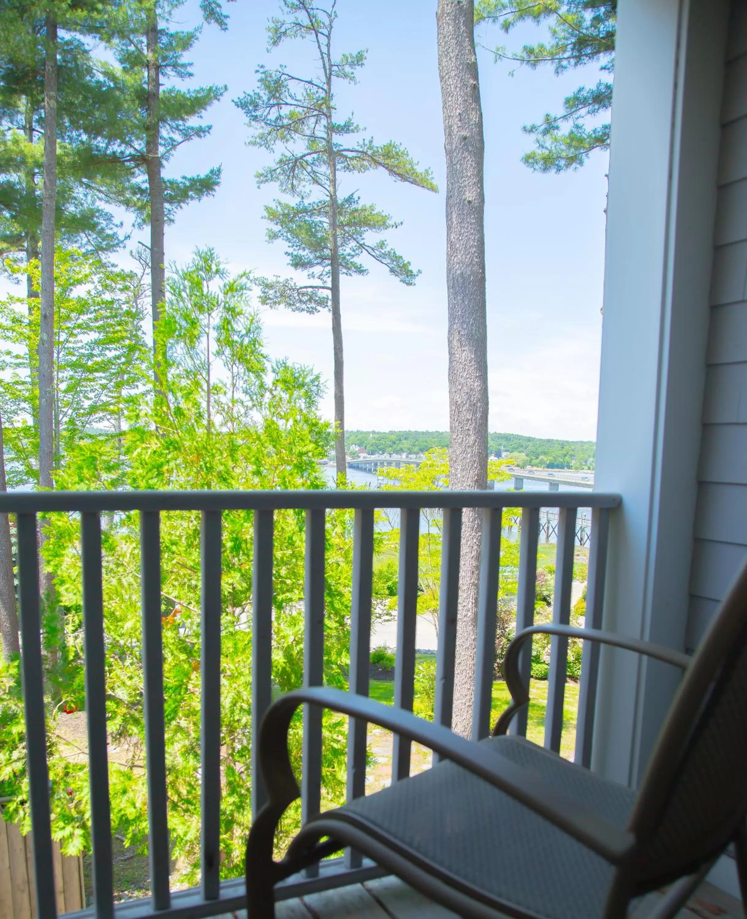 Patio in Sheepscot Harbour Village Resort