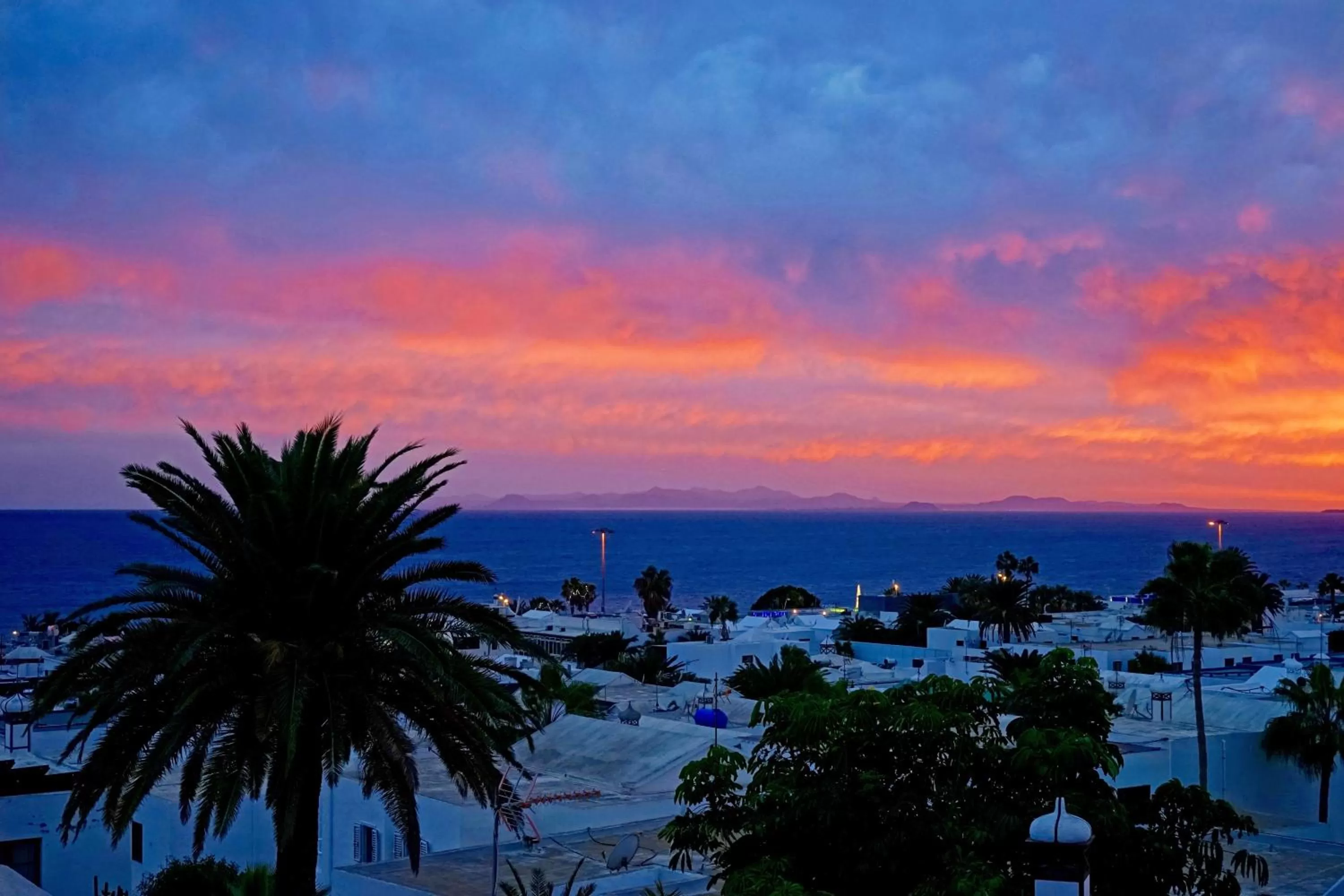 Natural landscape in Plaza Azul