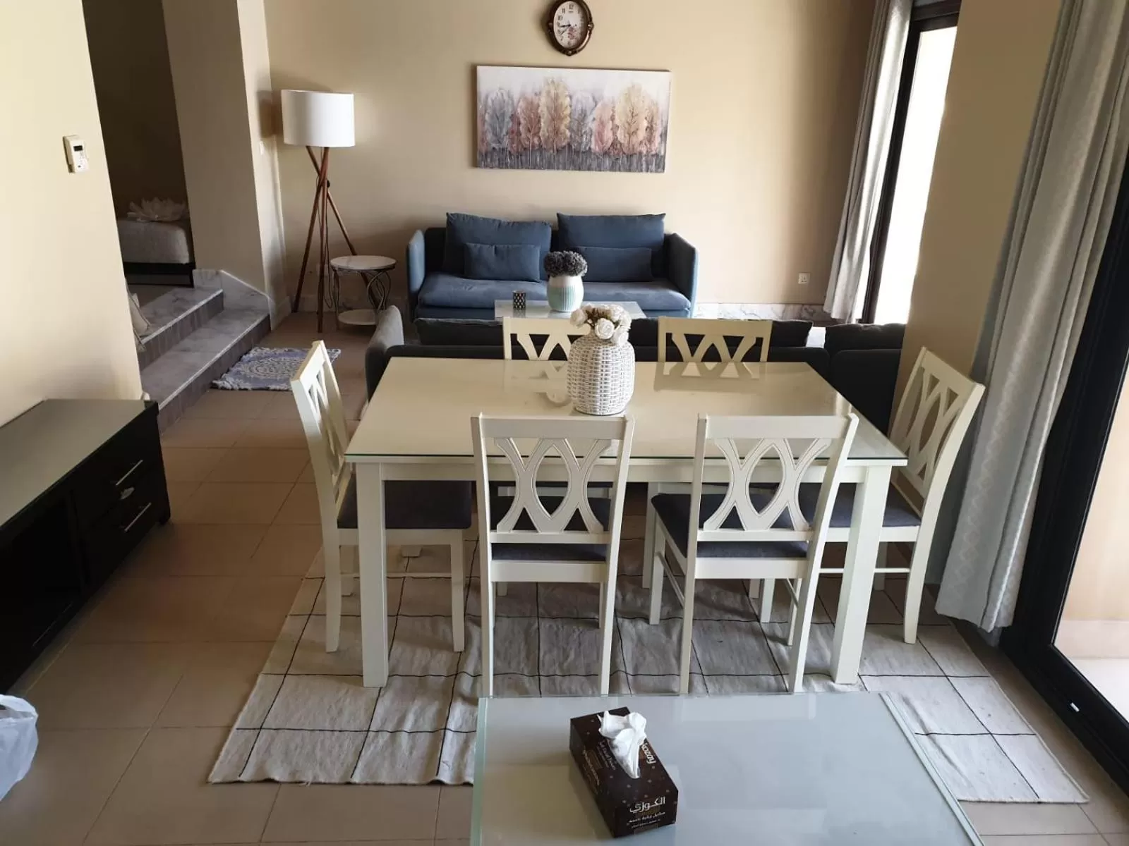 Dining area in Peaceful Private Villa at Five Star Beach Resort