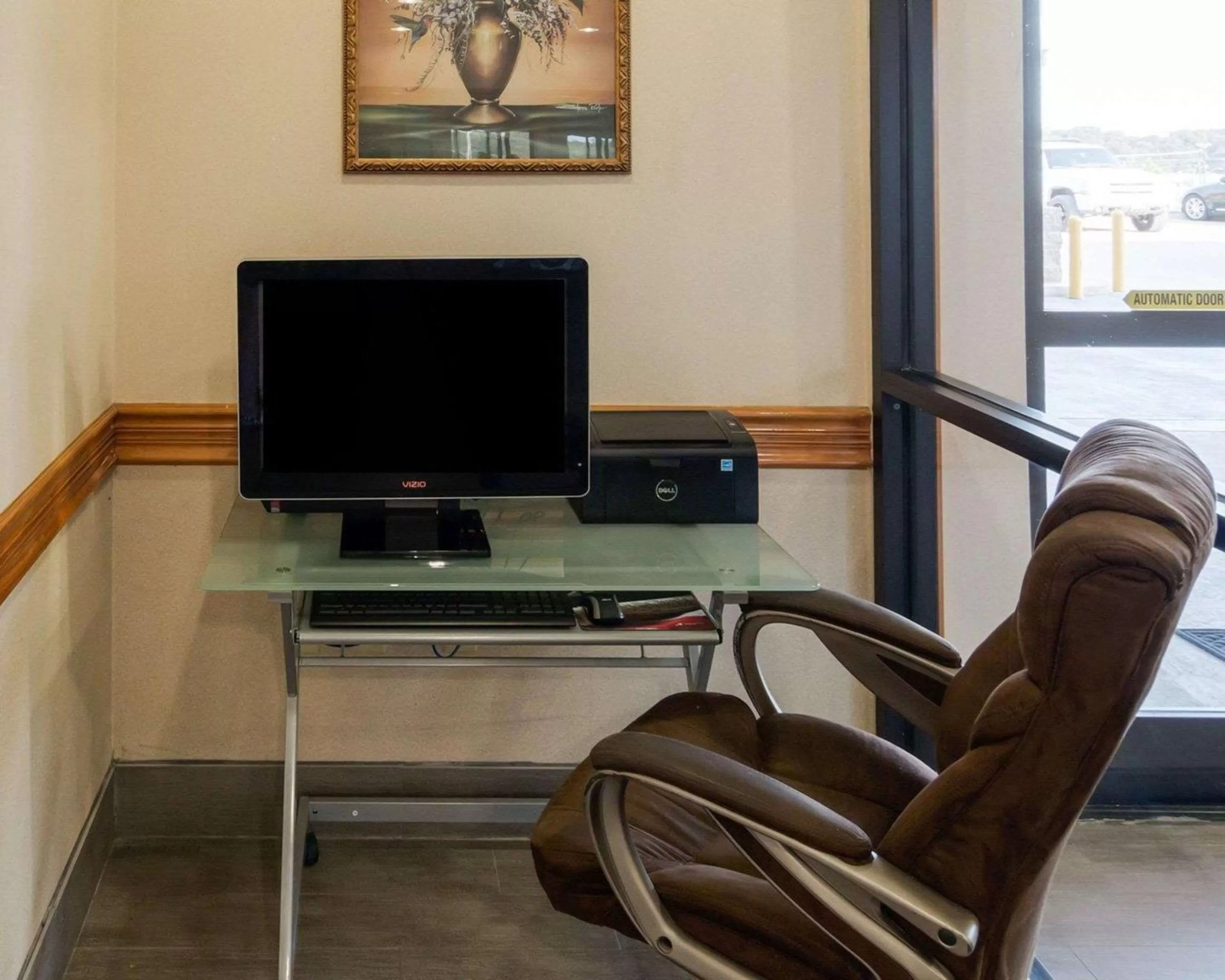 On site in Quality Inn Buffalo