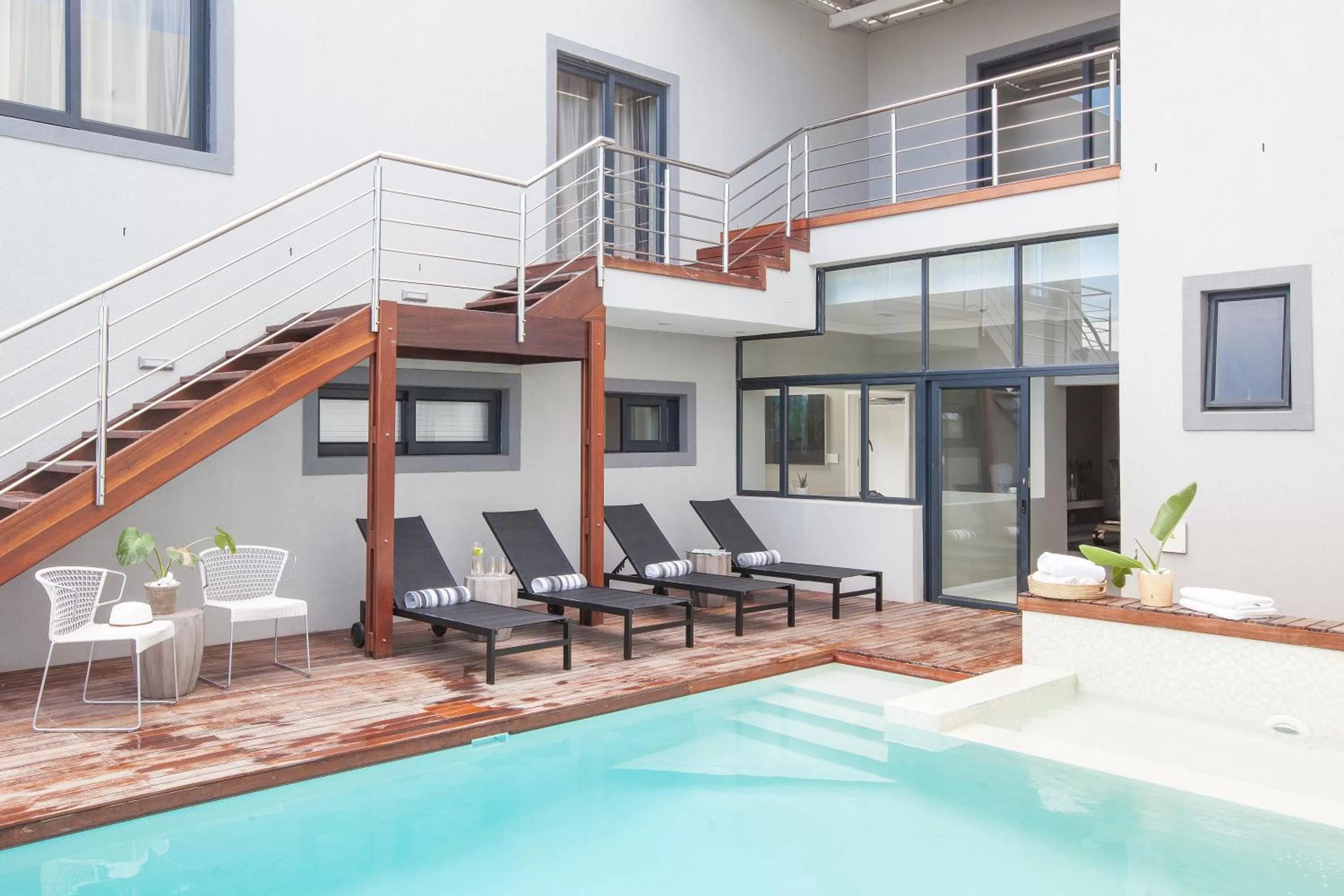 Patio in Bliss Boutique Hotel