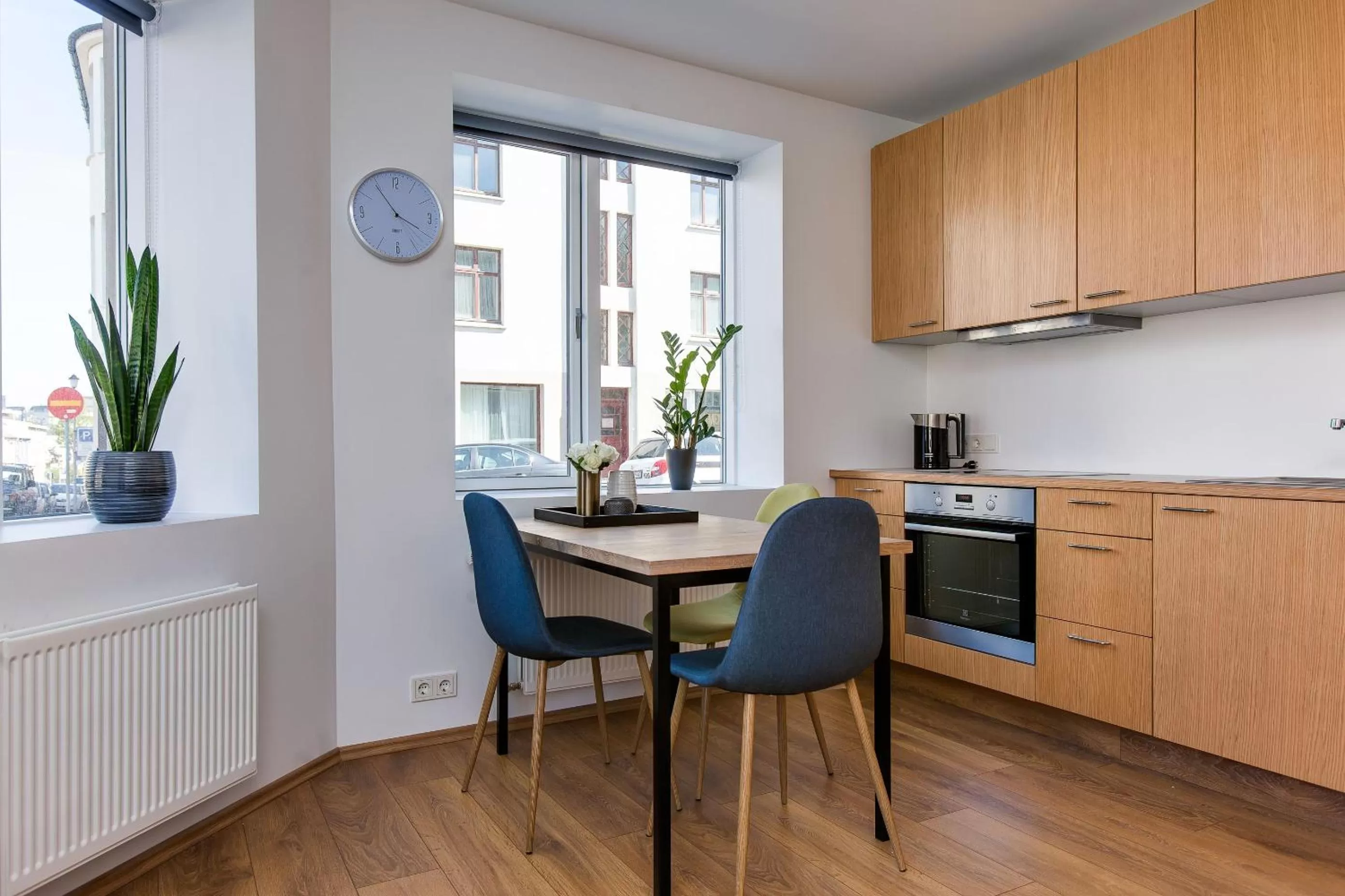 Kitchen or kitchenette in Tyr Apartments by Heimaleiga