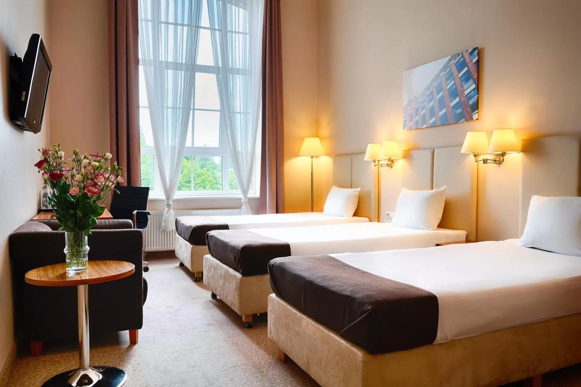 Photo of the whole room, Bed in Focus Hotel Łódź