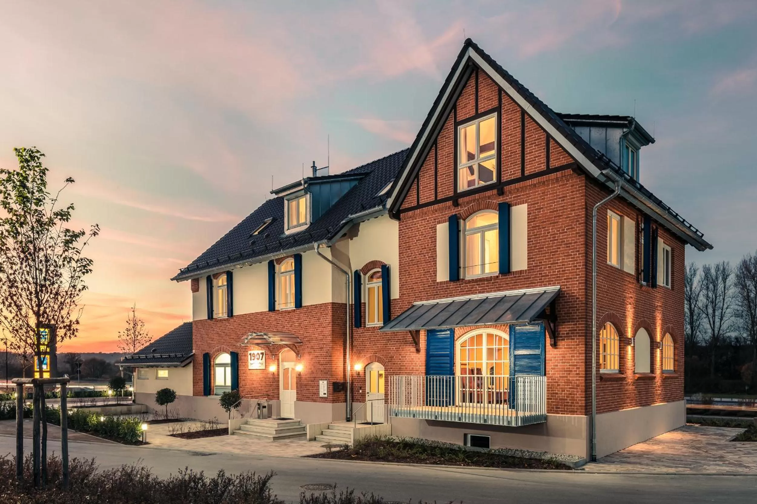 Facade/entrance in Bahnlounge 1907