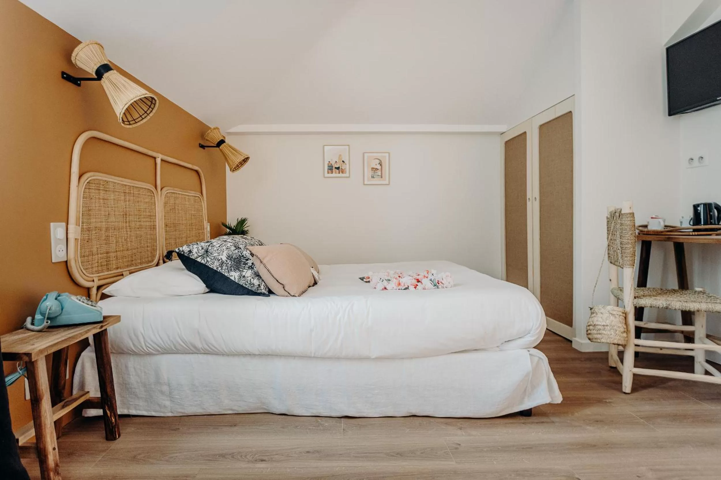 Bedroom, Bed in Hôtel PALMITO