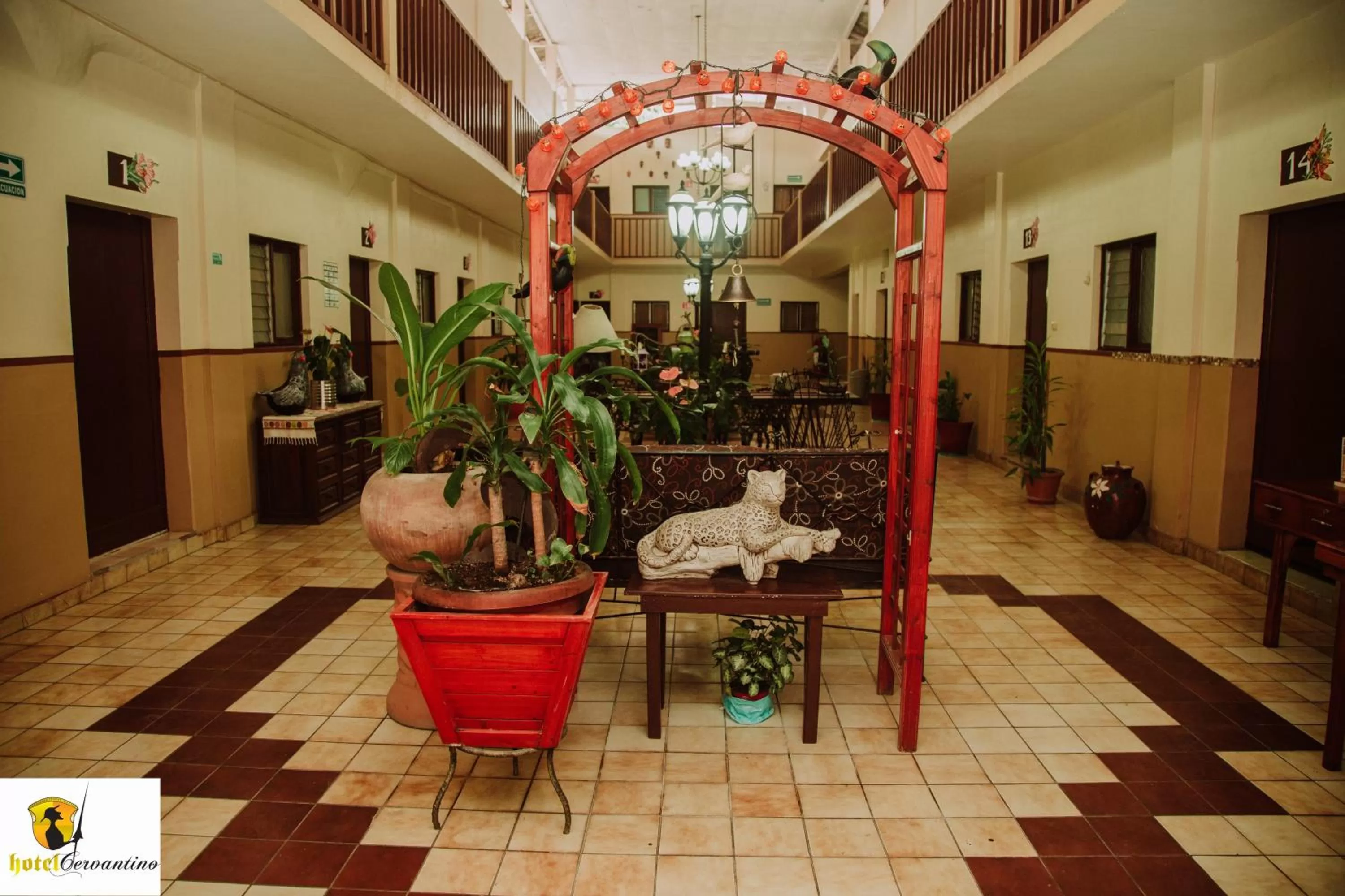 Property building in Hotel Cervantino