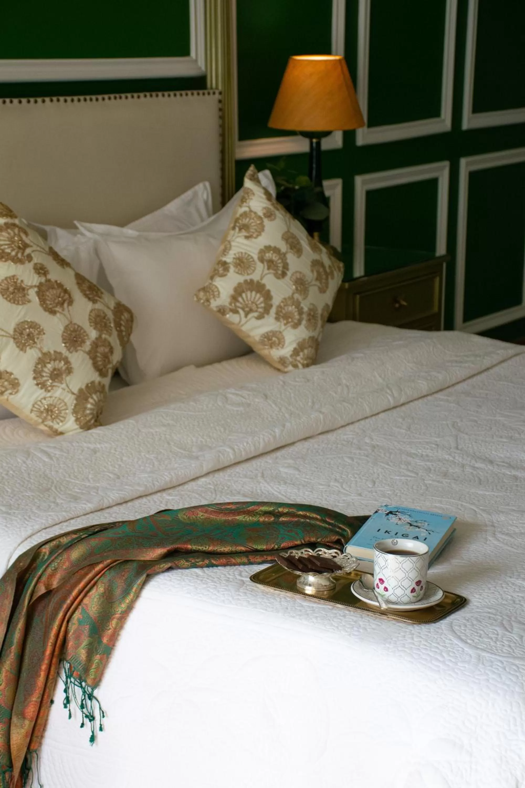 Bed in Dileep Kothi - A Royal Boutique Luxury Suites in Jaipur