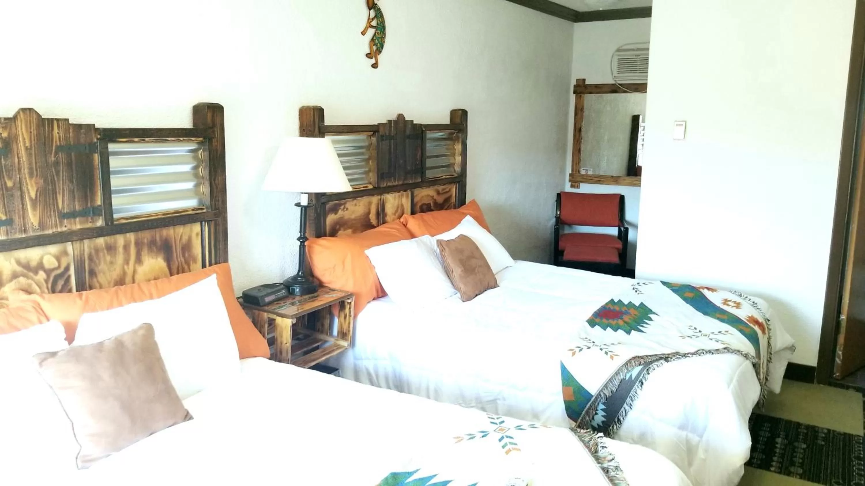 Bed in Adobe Sands Motel