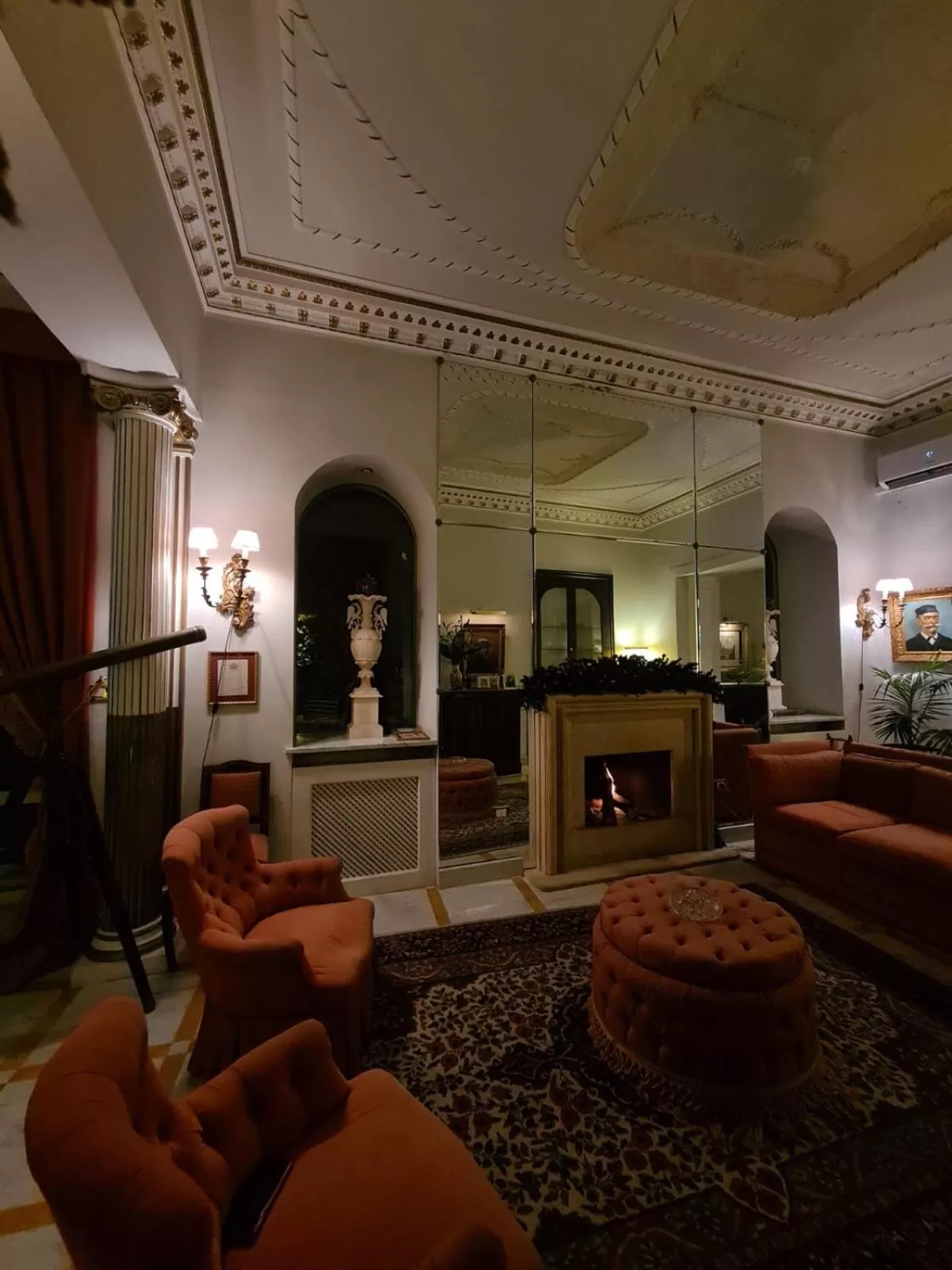 Seating area in Palazzo Cherubini-Pools & Wellness