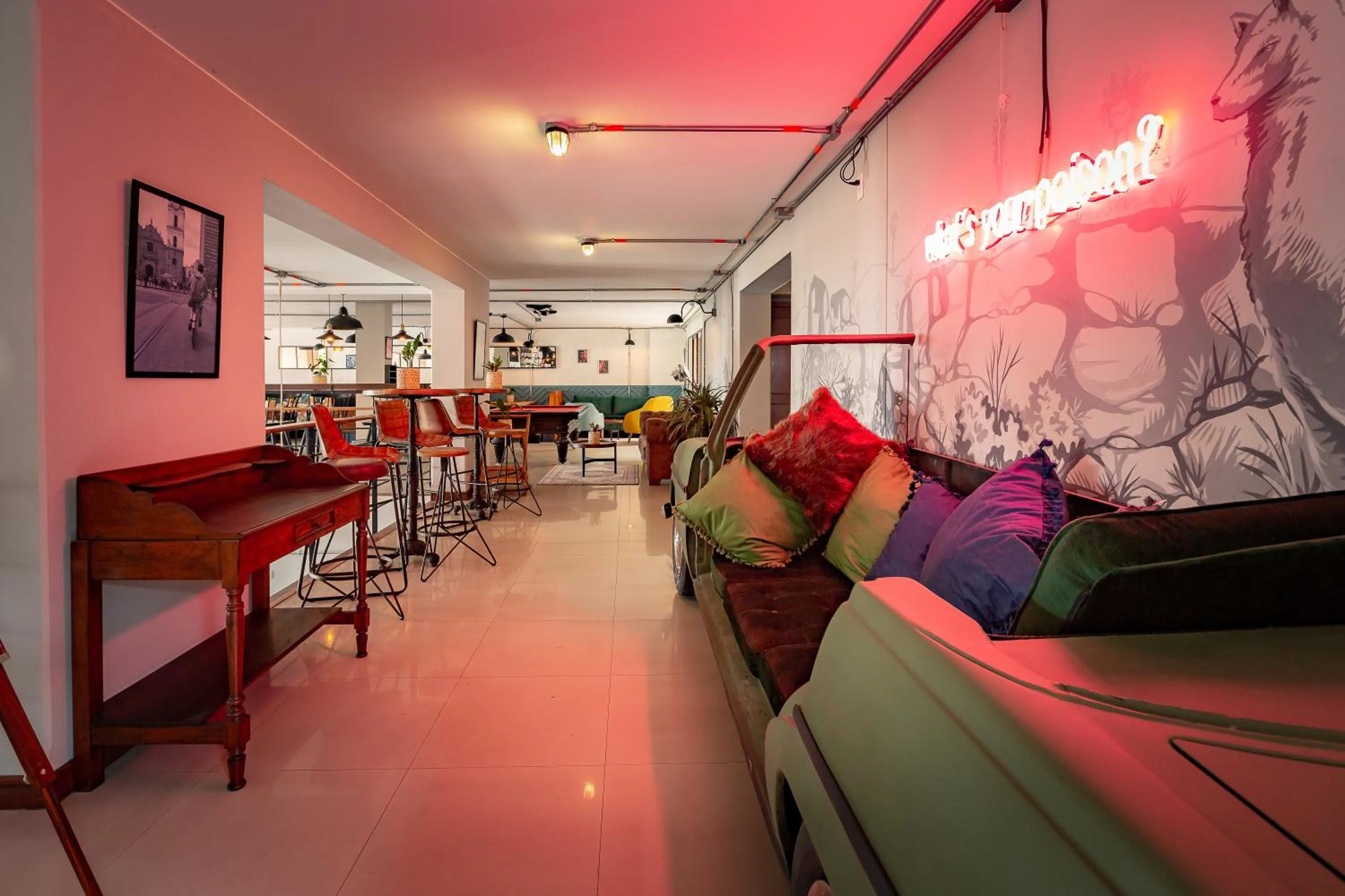 Area and facilities in Selina Chapinero Bogota