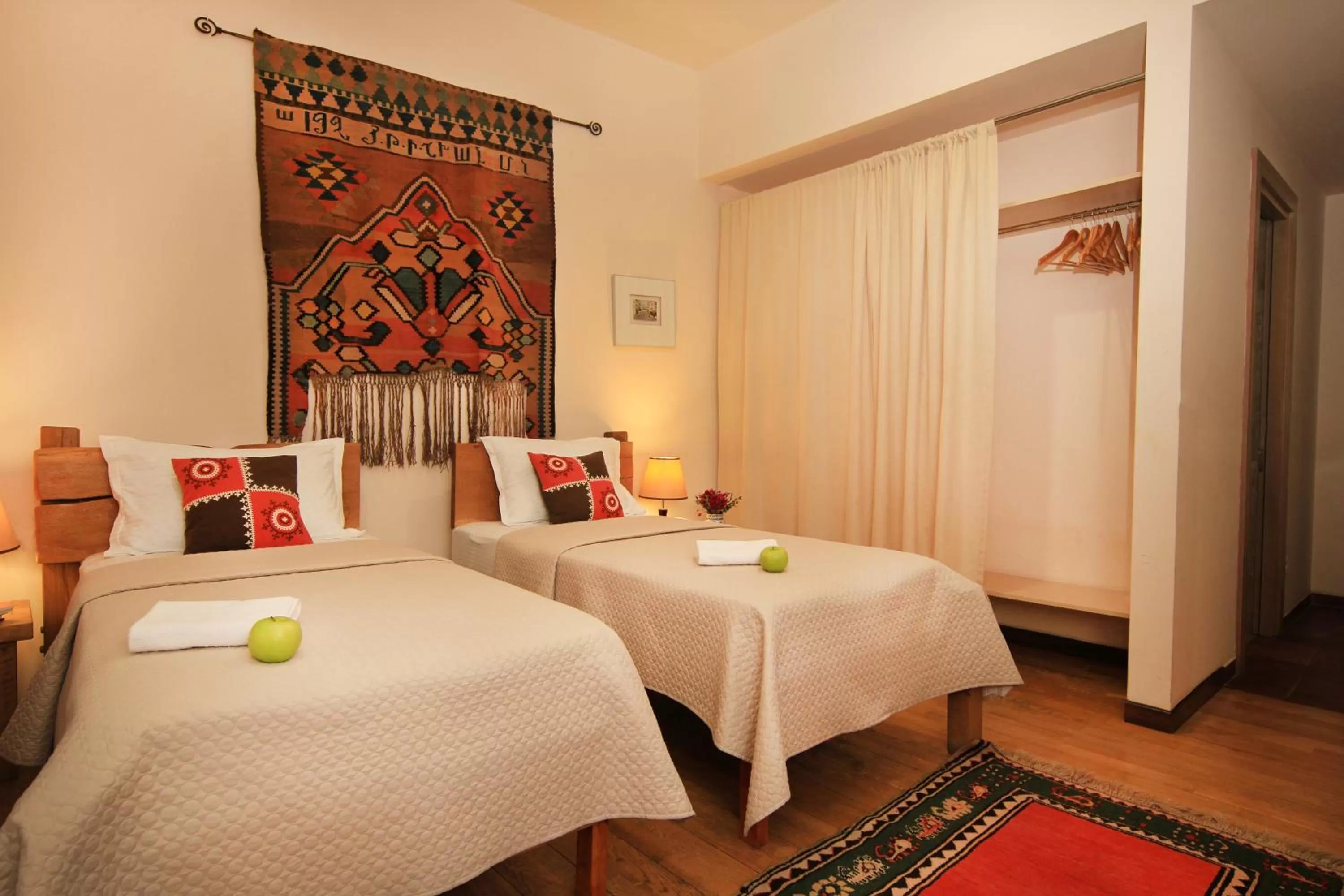 Bed in Silk Road Hotel