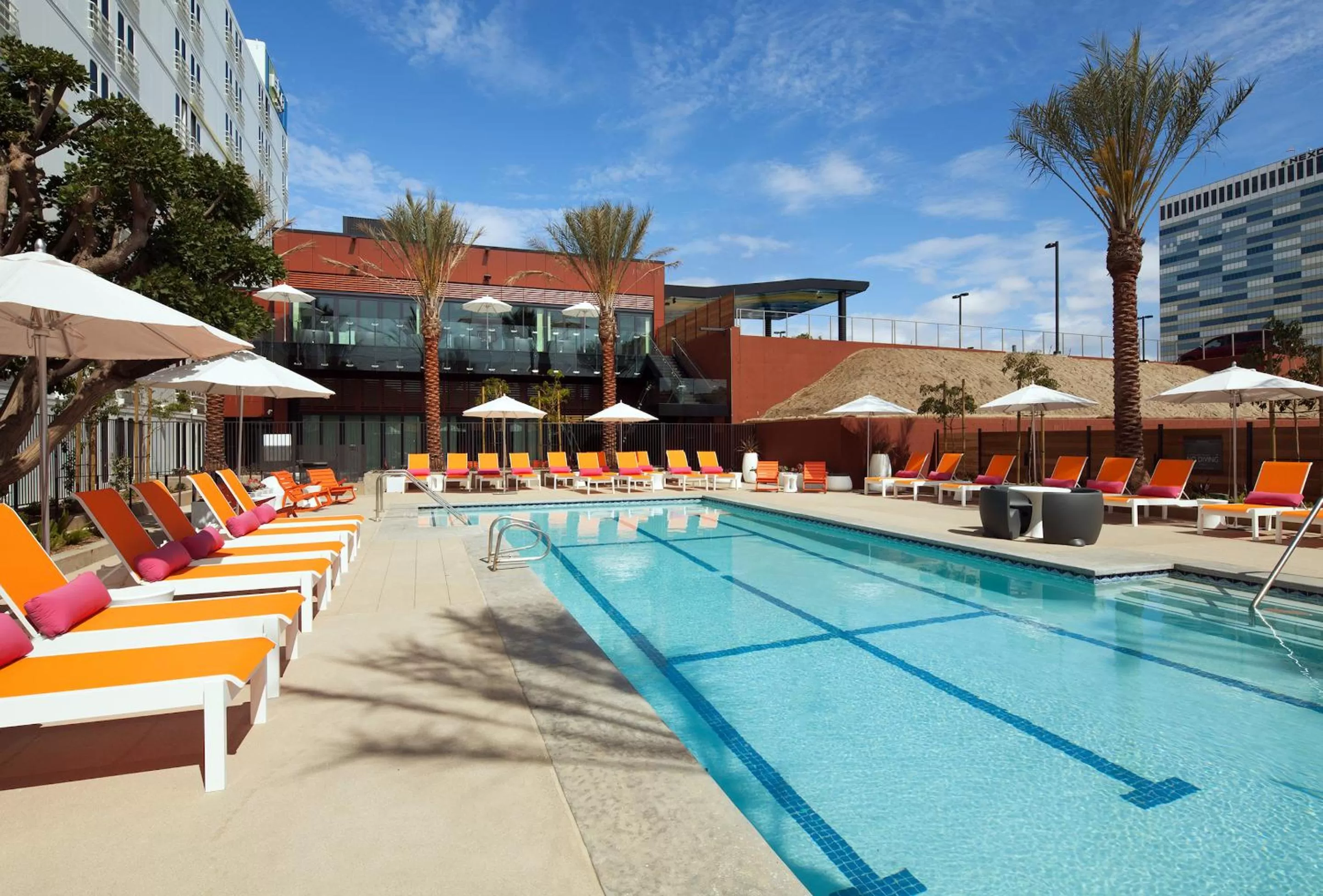 Swimming pool in Aloft El Segundo - Los Angeles Airport