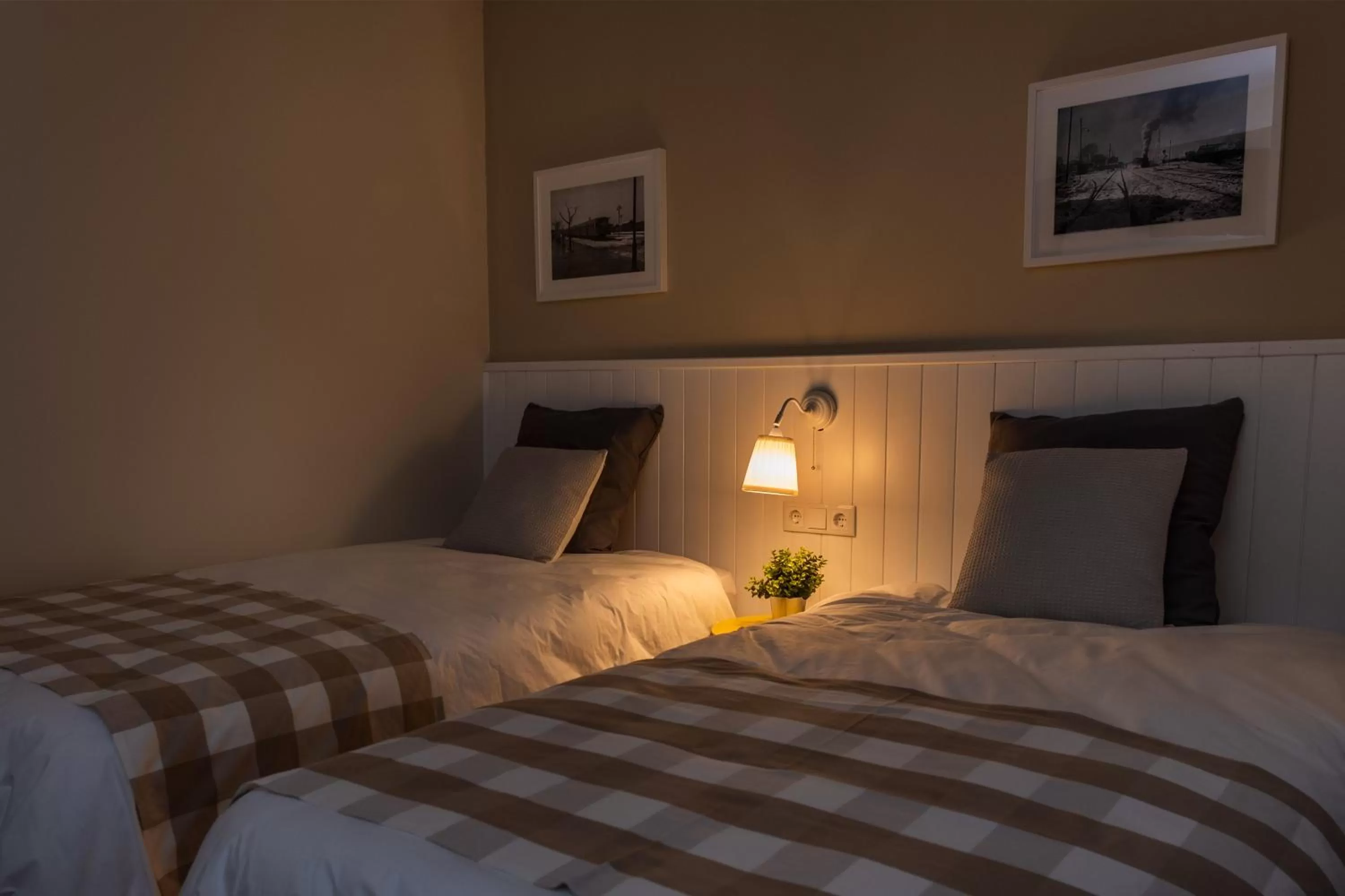 Bed in Hotel Bienvenidos Rooms Xàtiva