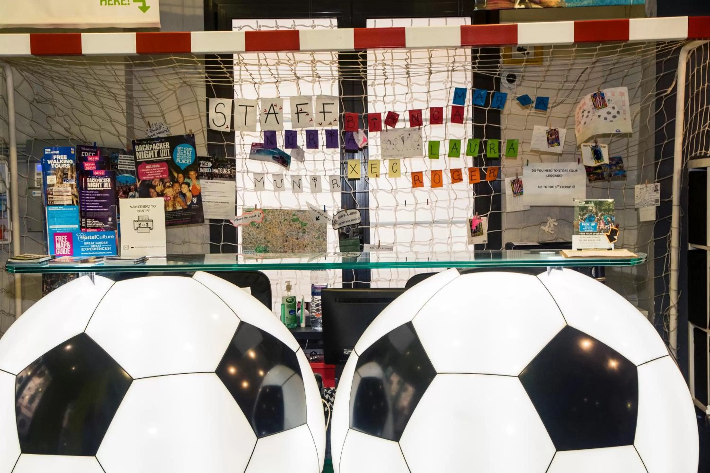 Lobby or reception in BcnSportHostels