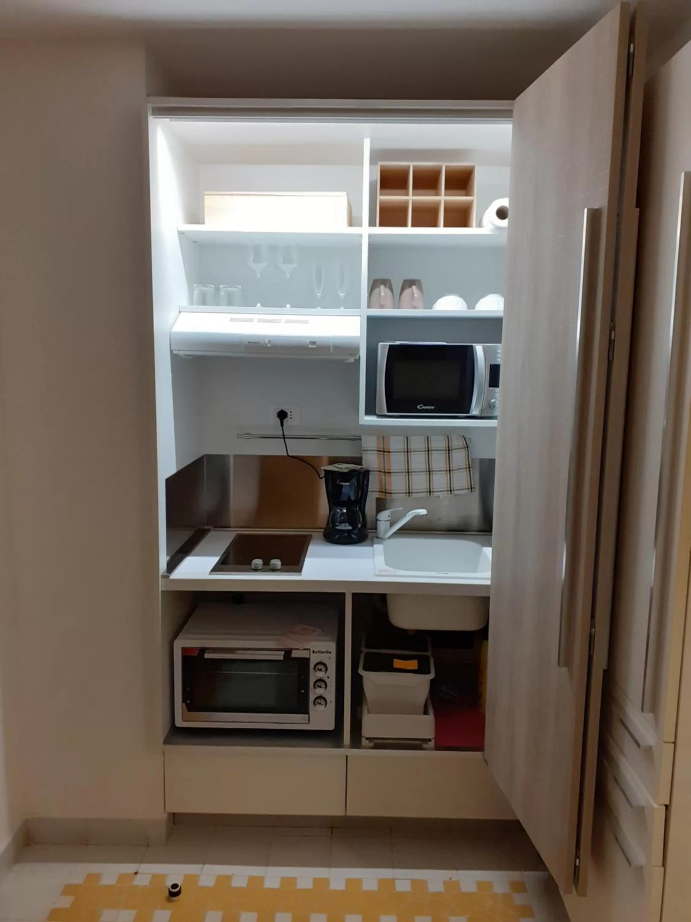 Kitchen or kitchenette in Le Studio les Tropiques au Village MANGANAO