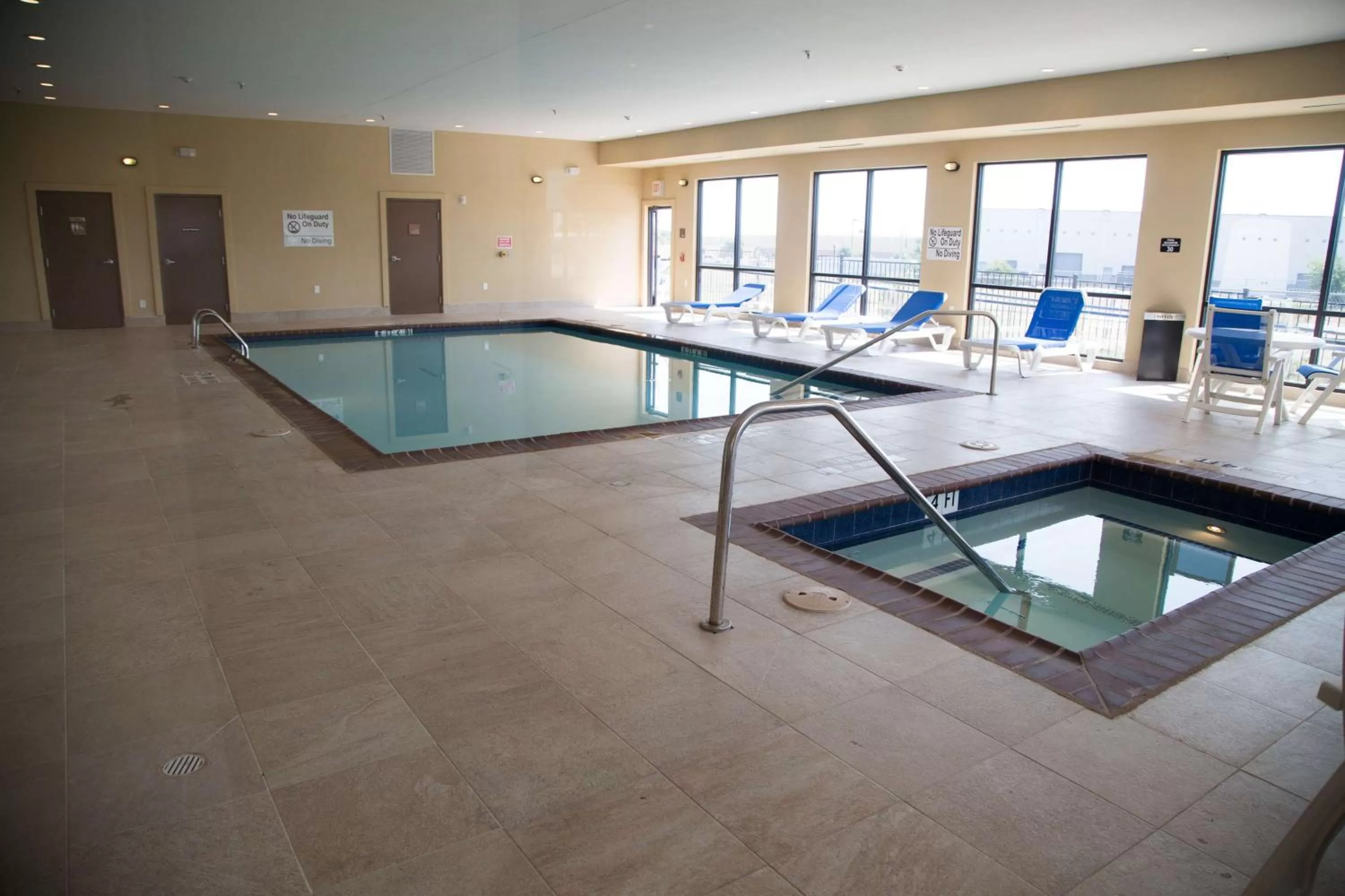 Pool view in Hampton Inn and Suites by Hilton McKinney