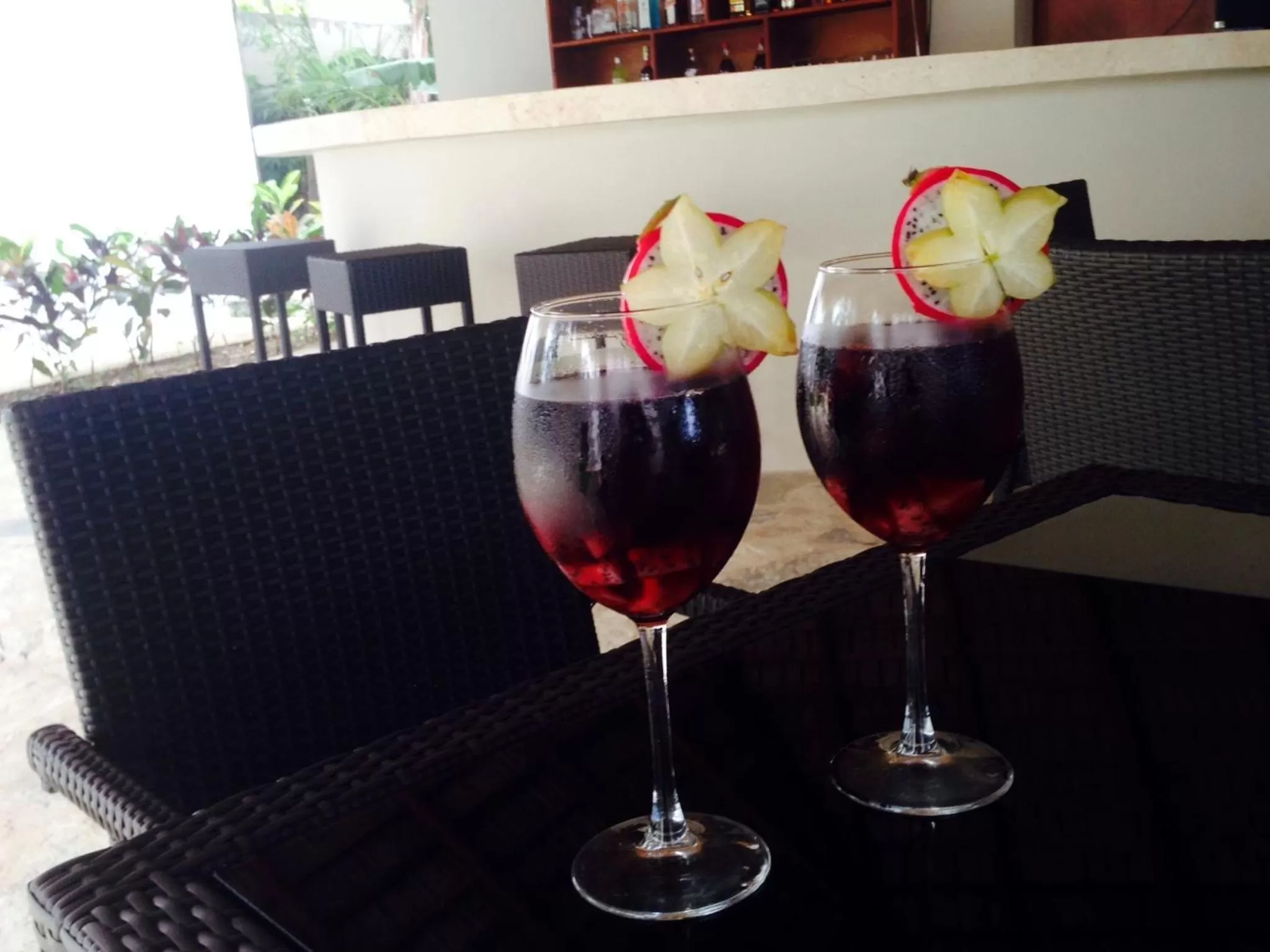 Drinks in Coral Blanco Hotel