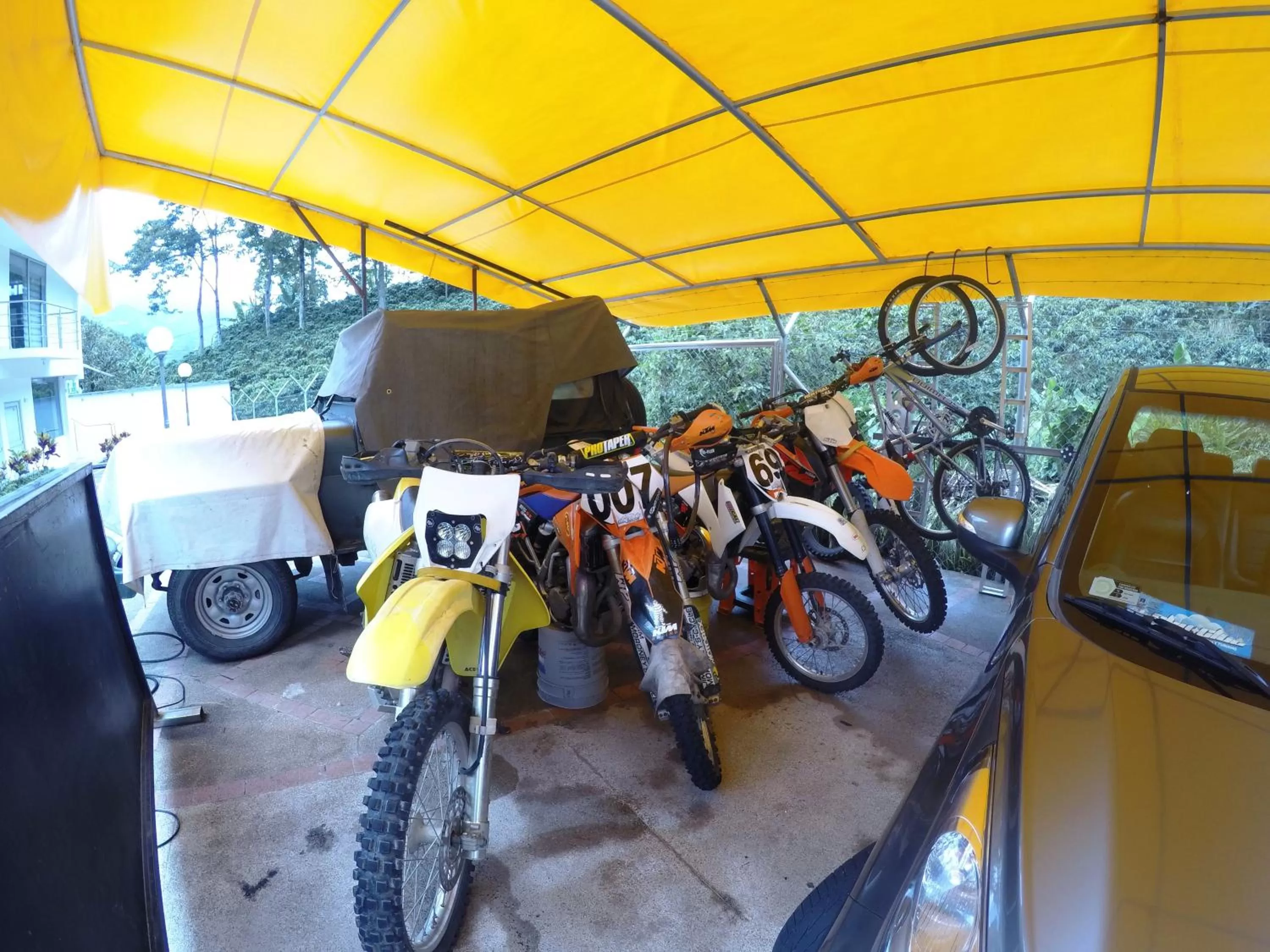 Cycling in Sky Club Eco Hotel