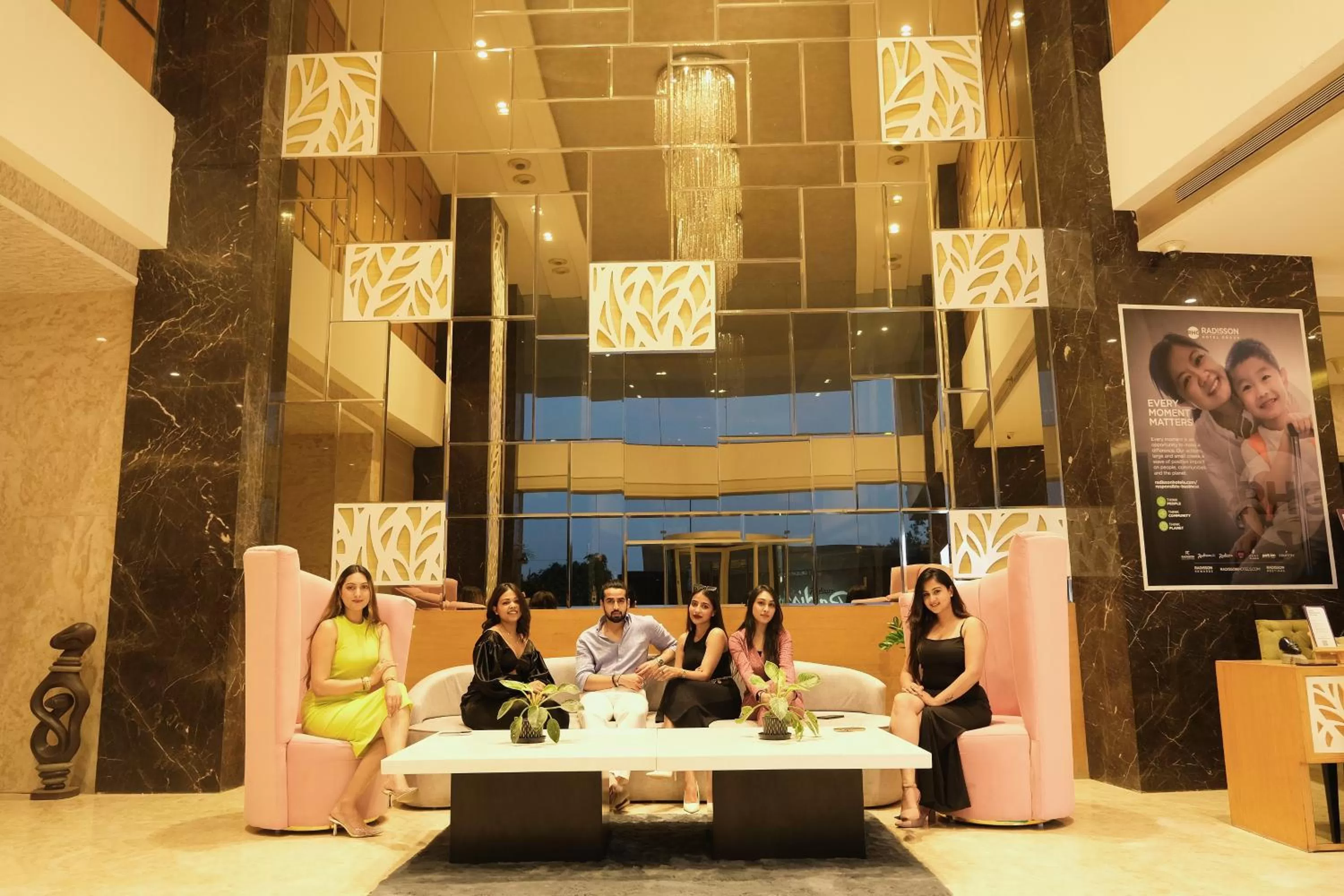 People in Radisson Udaipur