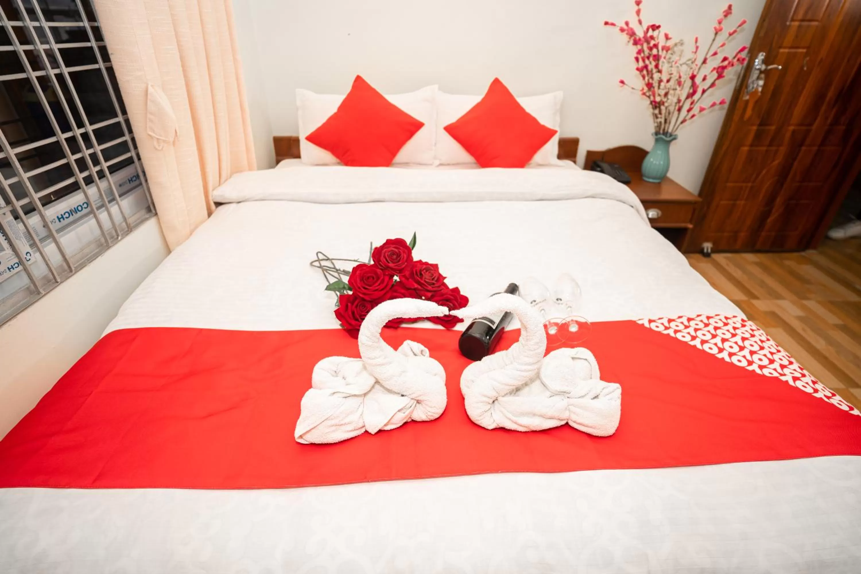 Bed in Hotel Dela Mount Pokhara