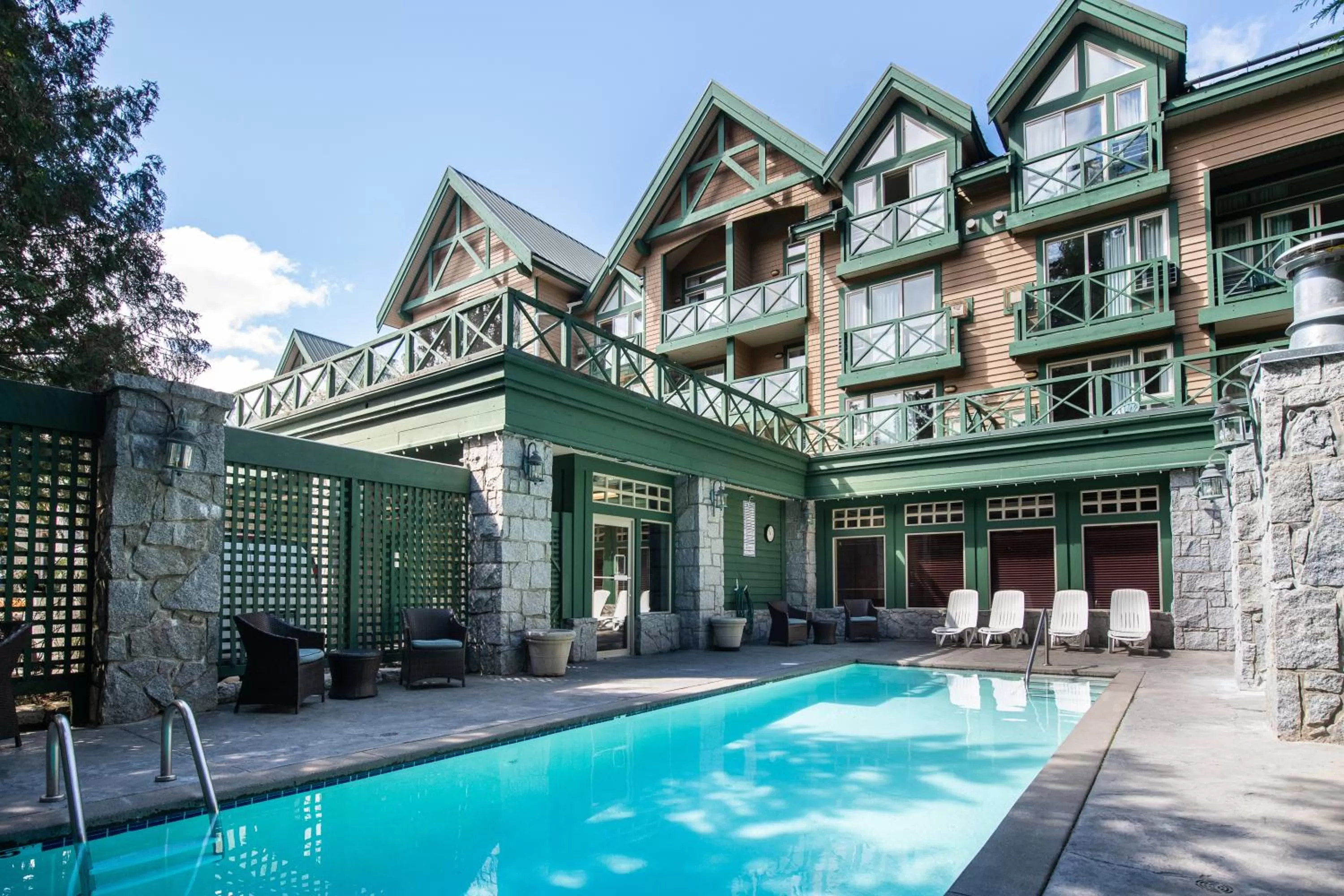 Property building in Pinnacle Hotel Whistler