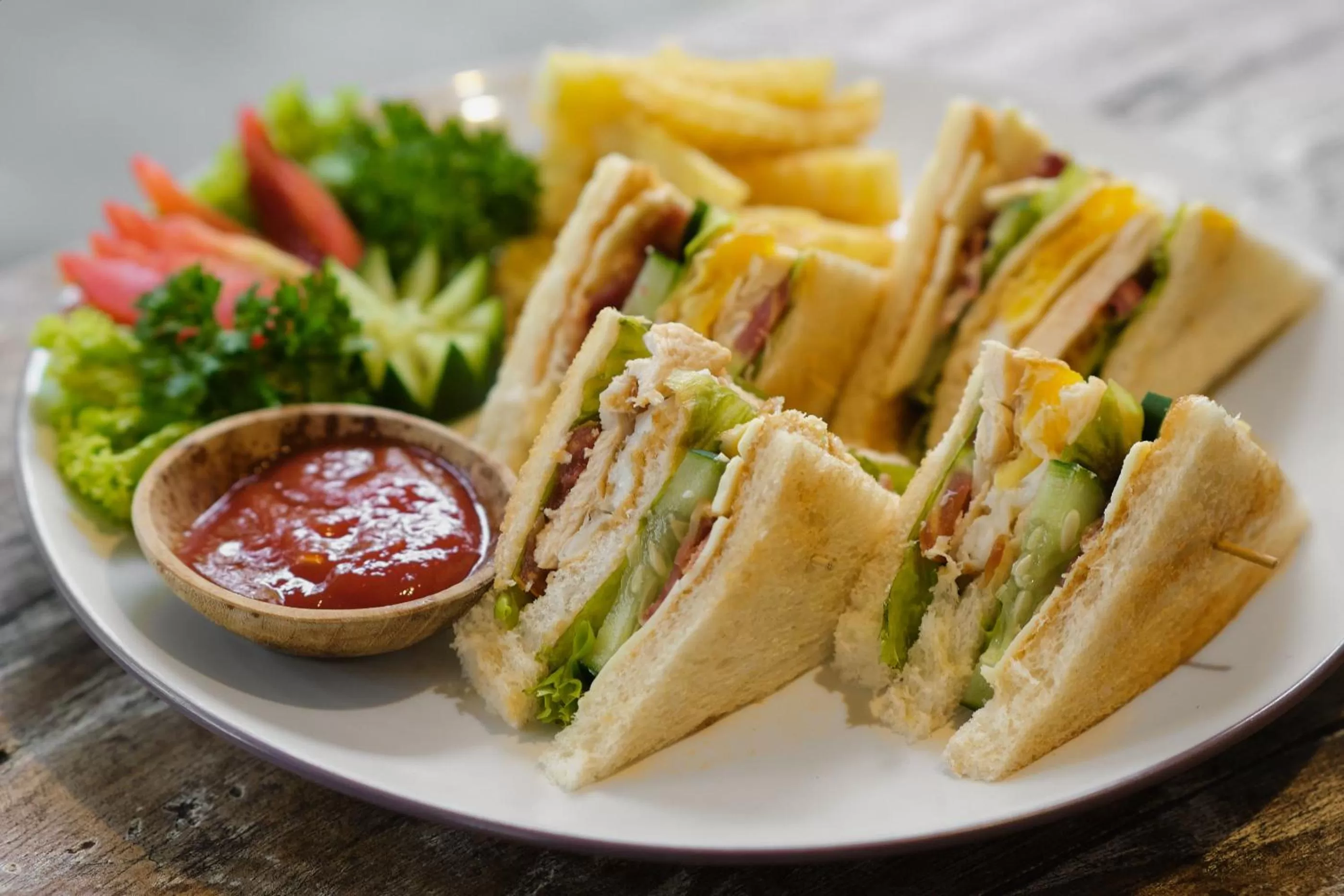 Food in Joglo Organik Guesthouse