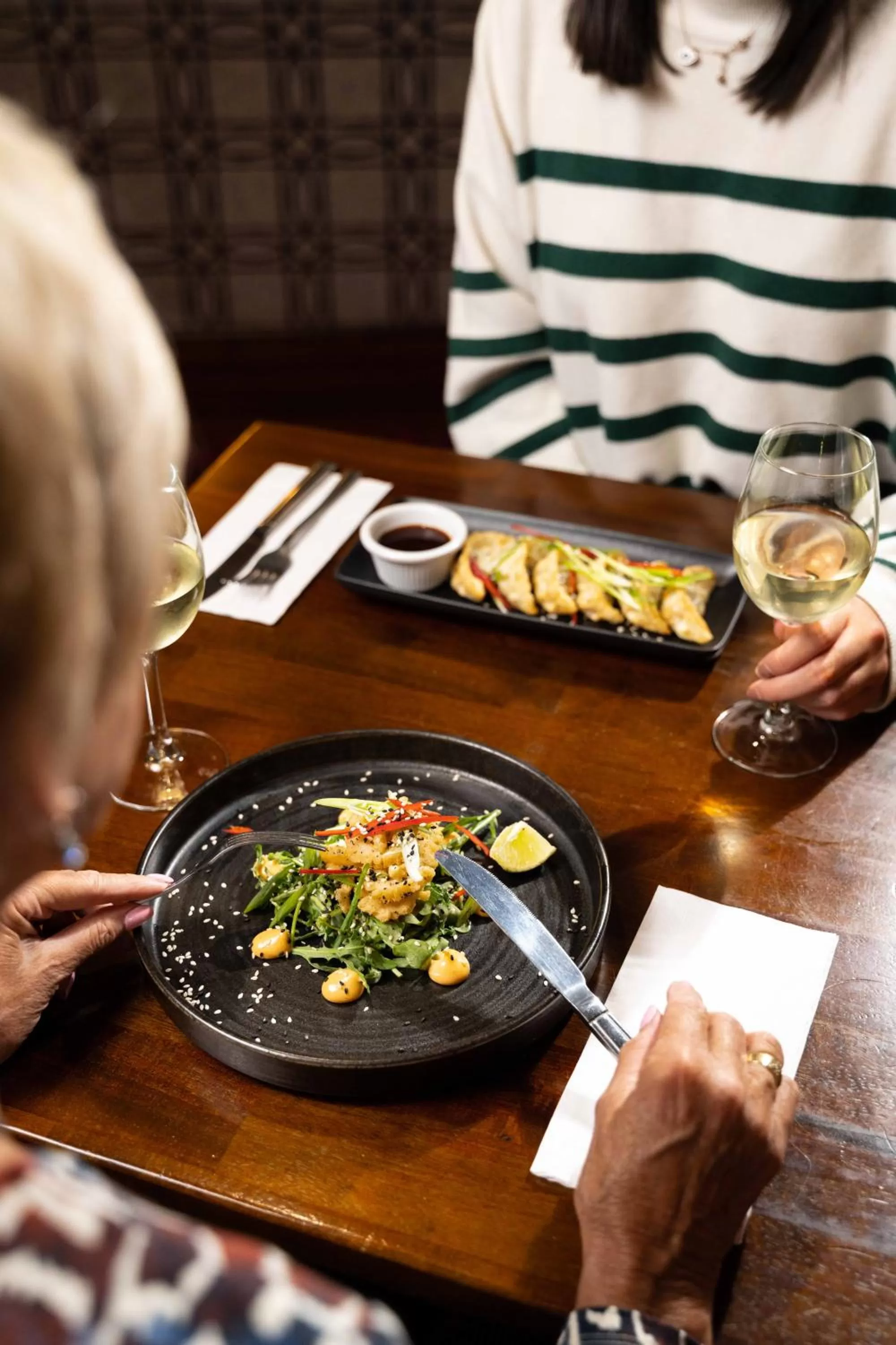 People in Dillon’s Hotel