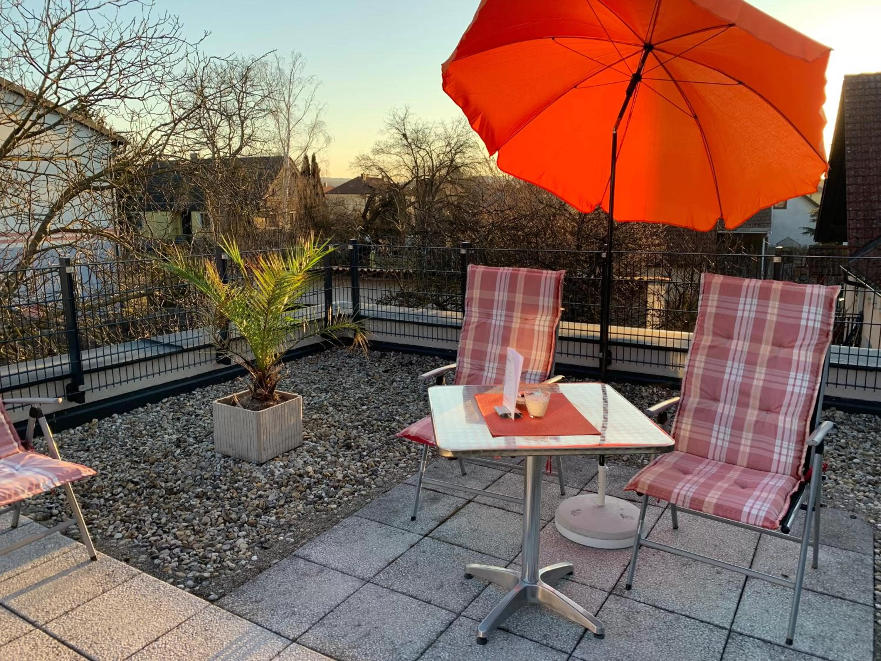 Balcony/Terrace in Pension Marillenhof