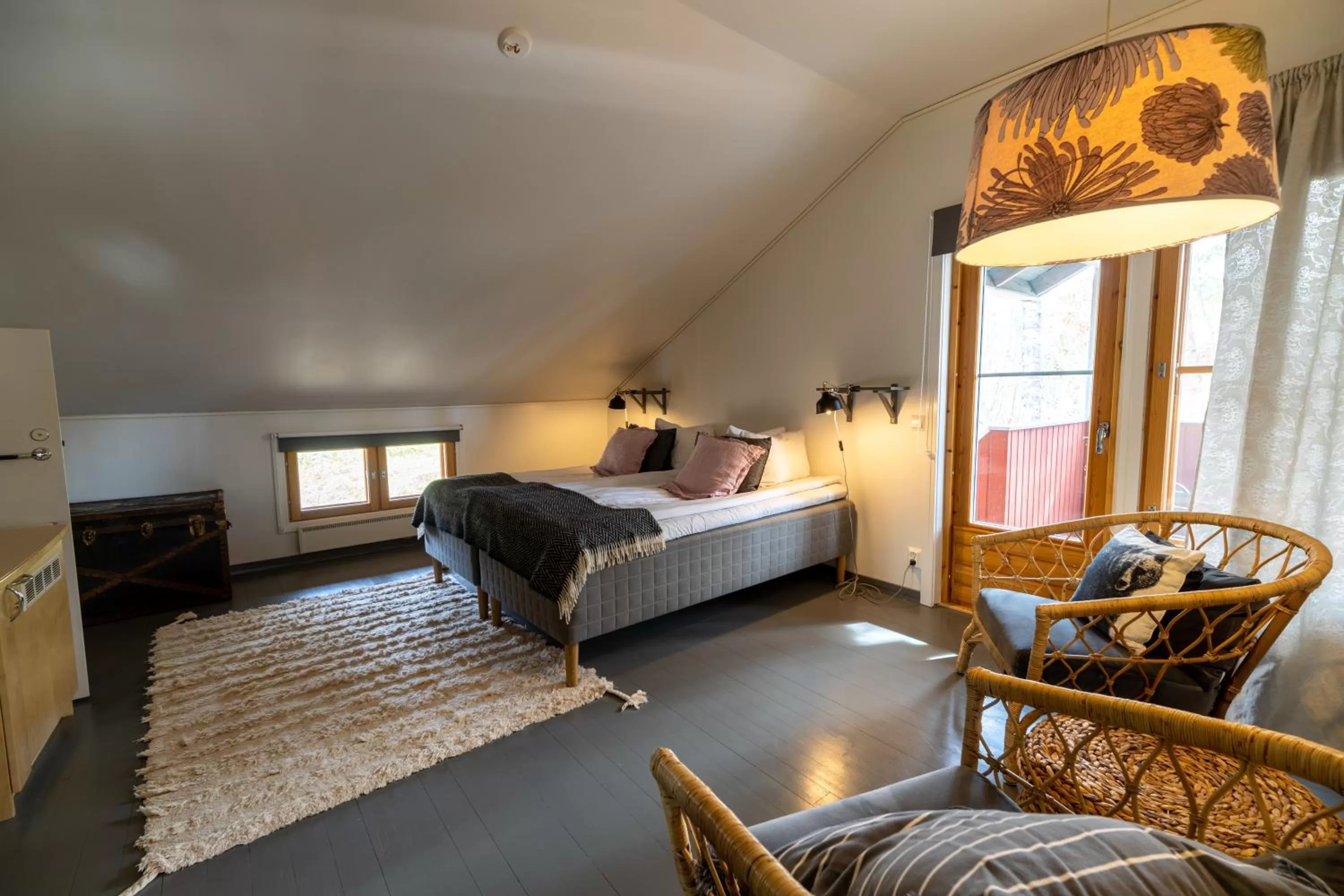 Bed in Sahanlahti Resort