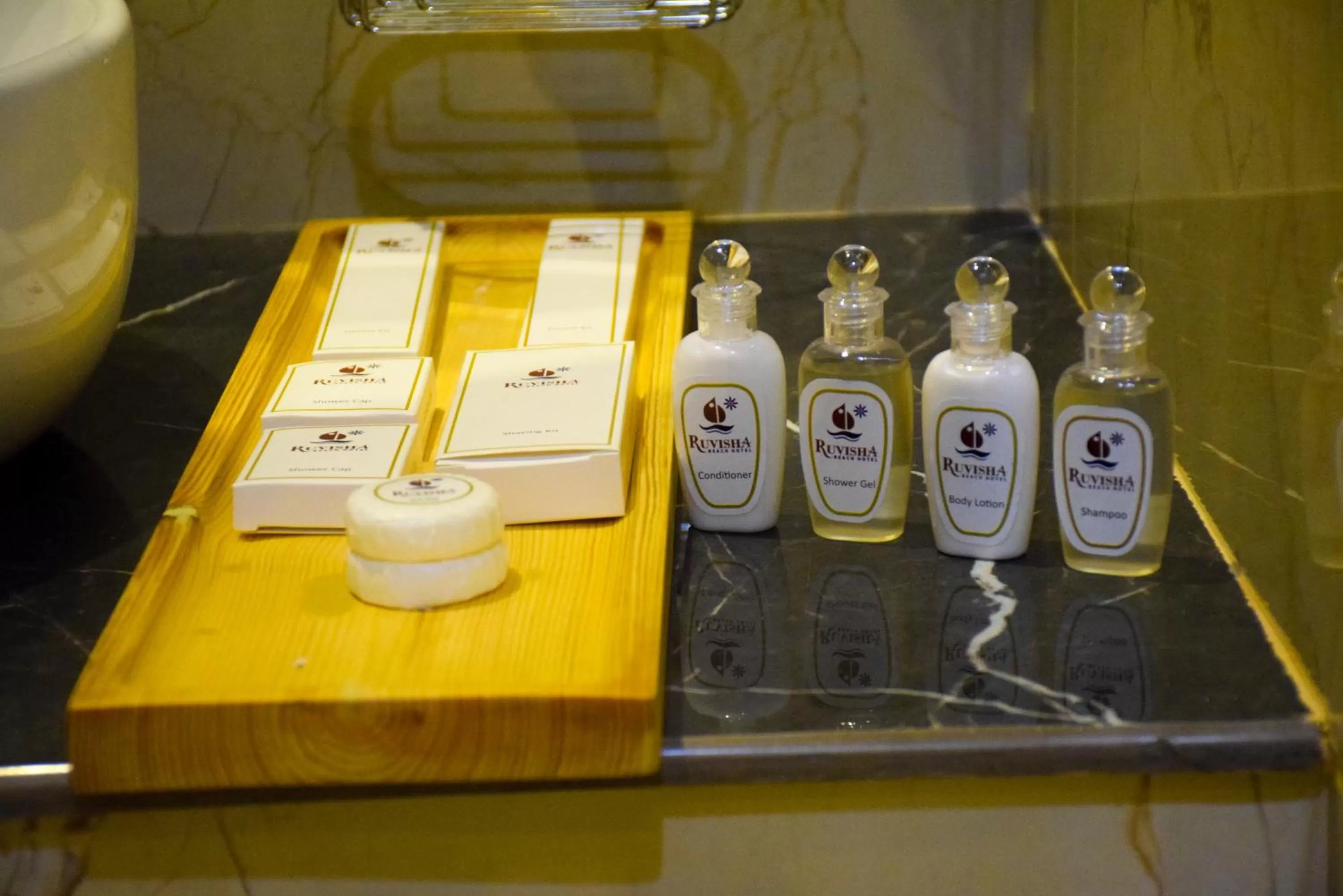 Bathroom in Ruvisha Beach Hotel