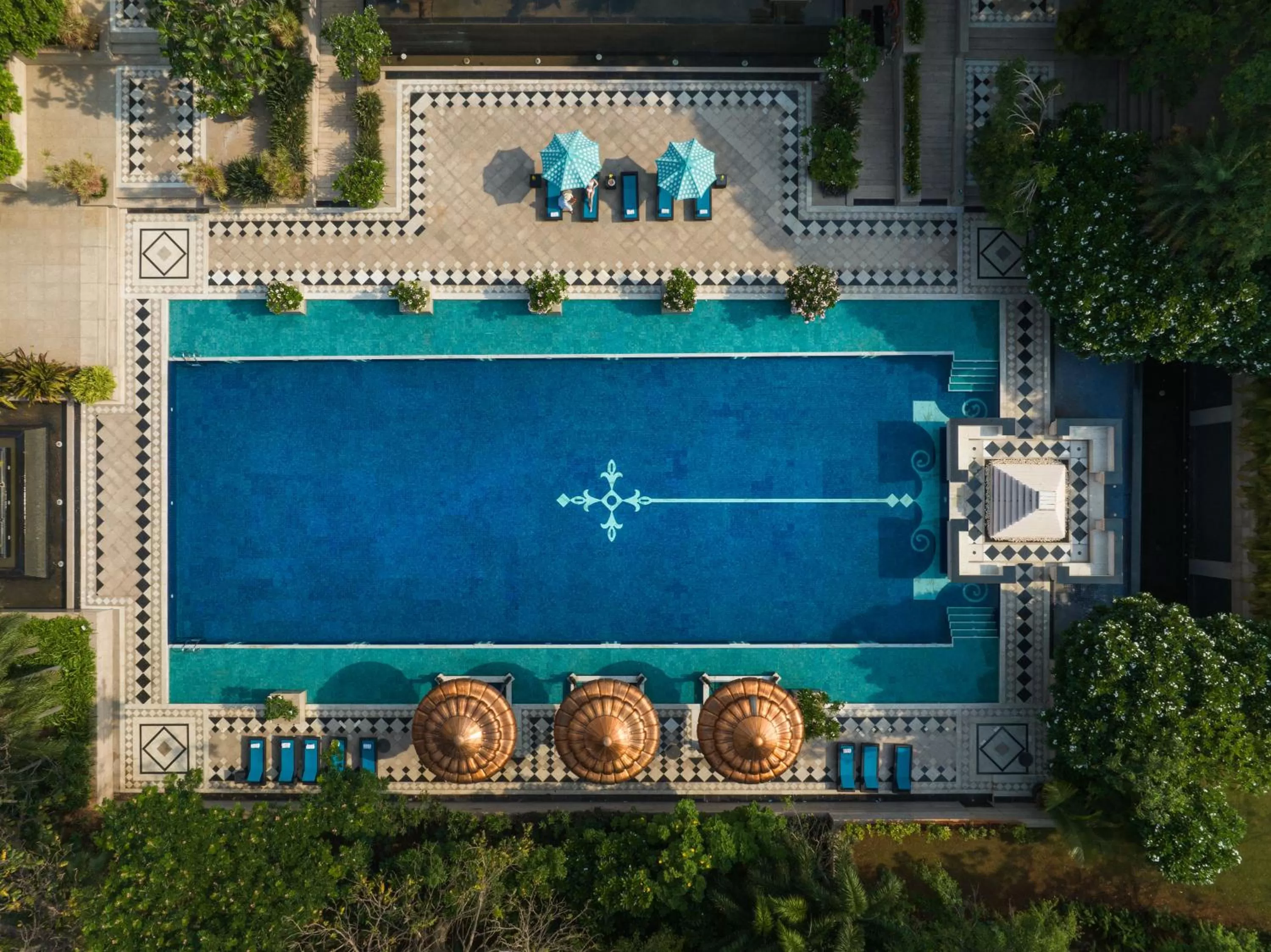 Swimming pool in Taj Krishna