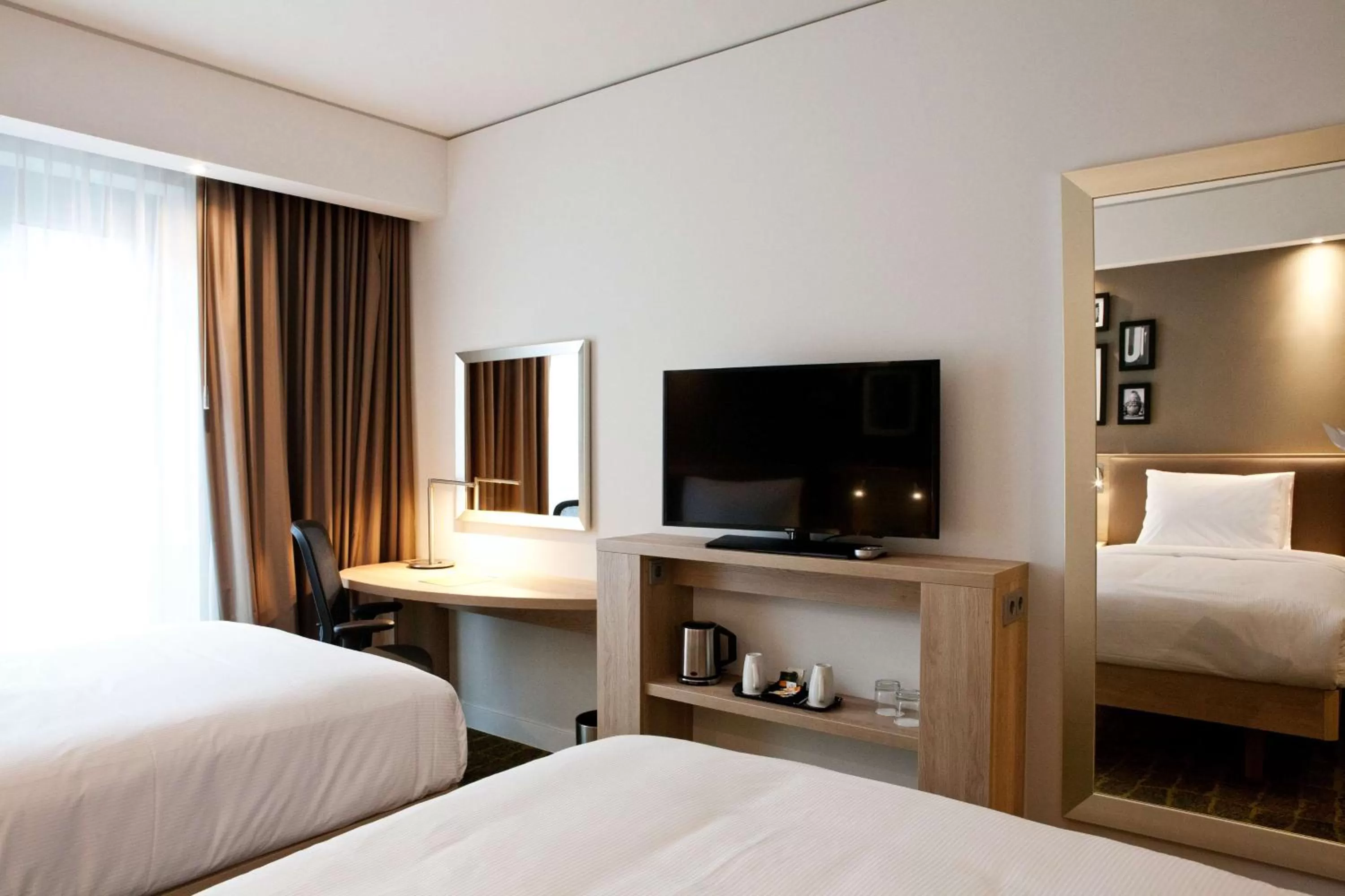 Bedroom, Bed in Hampton By Hilton Dortmund Phoenix See
