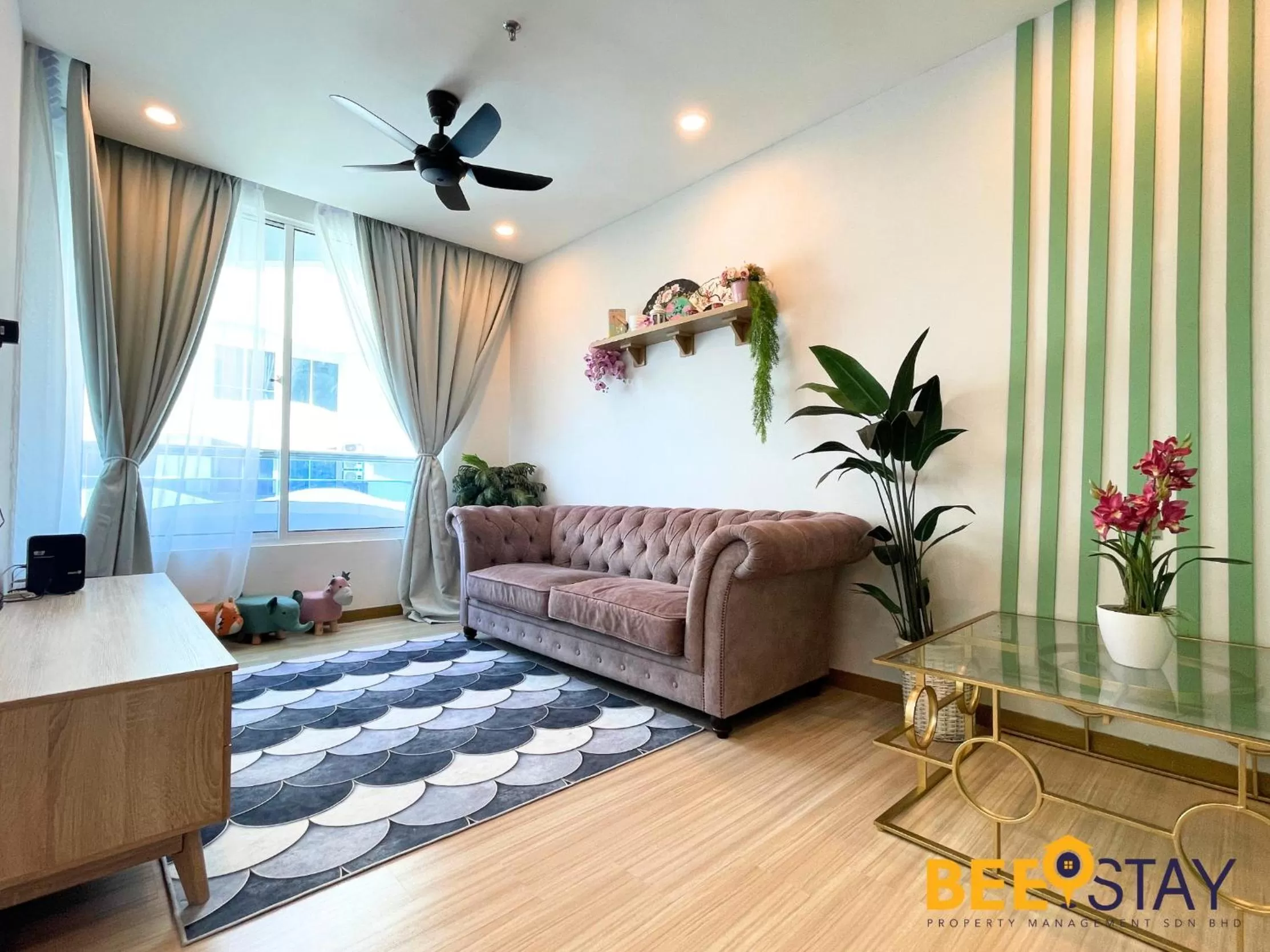 Seating Area in The Wave Suites Melaka by BEESTAY