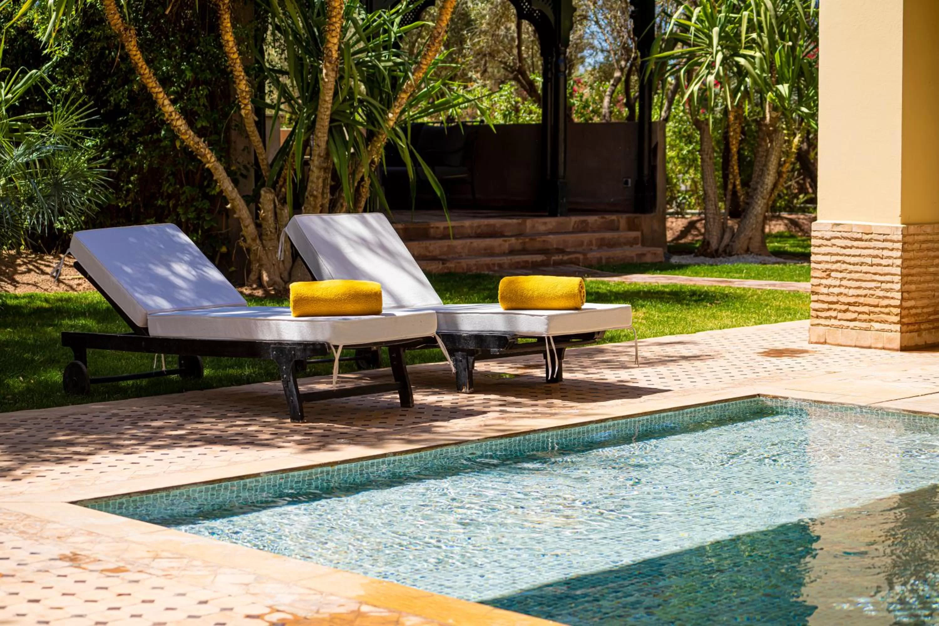 Patio in Palais Mirage d'Atlas, Suites de Luxe & Spa